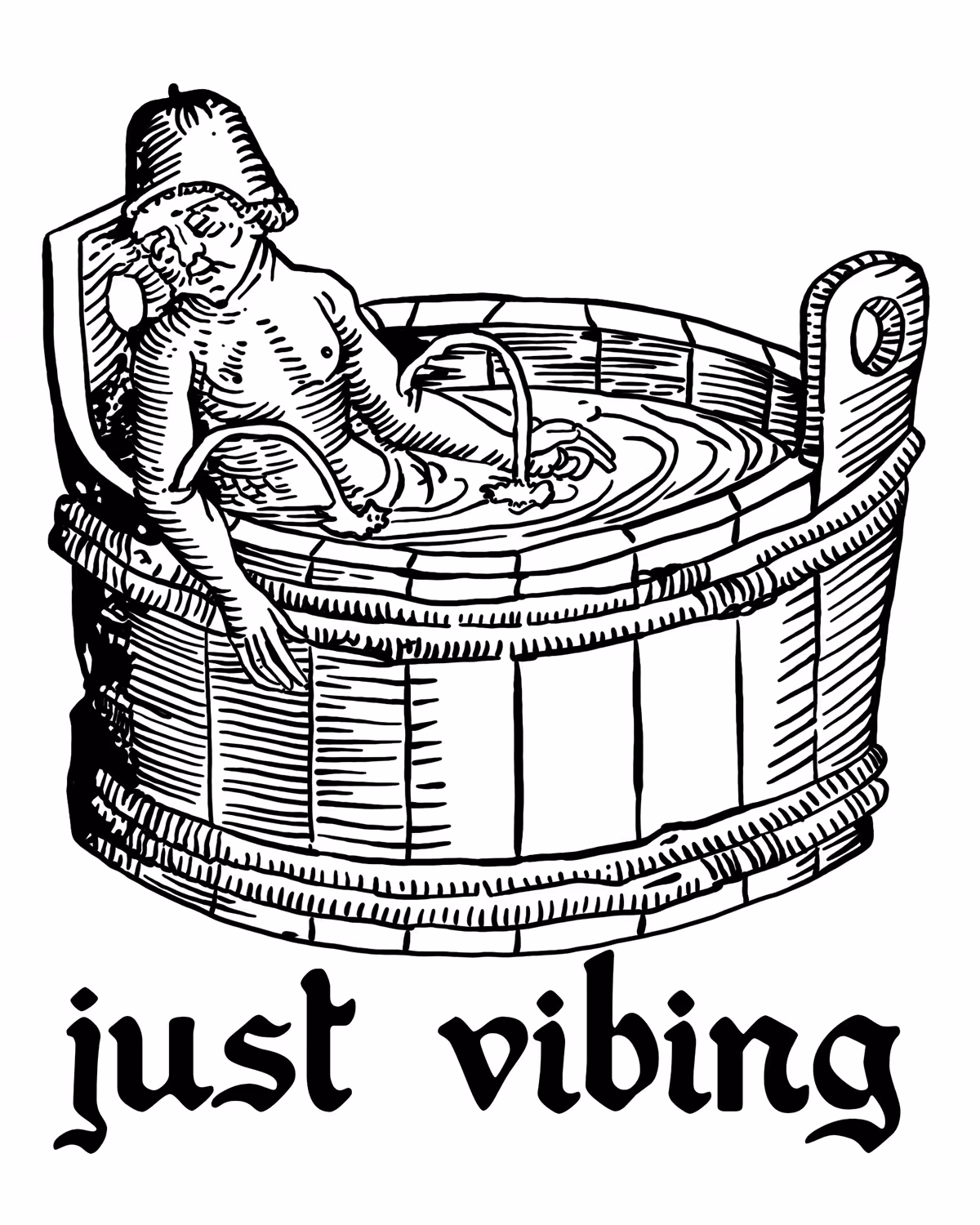 just viing