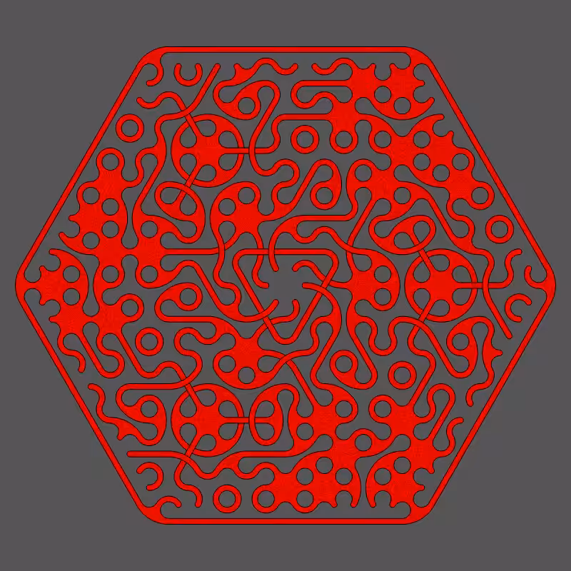 Threefold Symmetry - Dark Variations #79