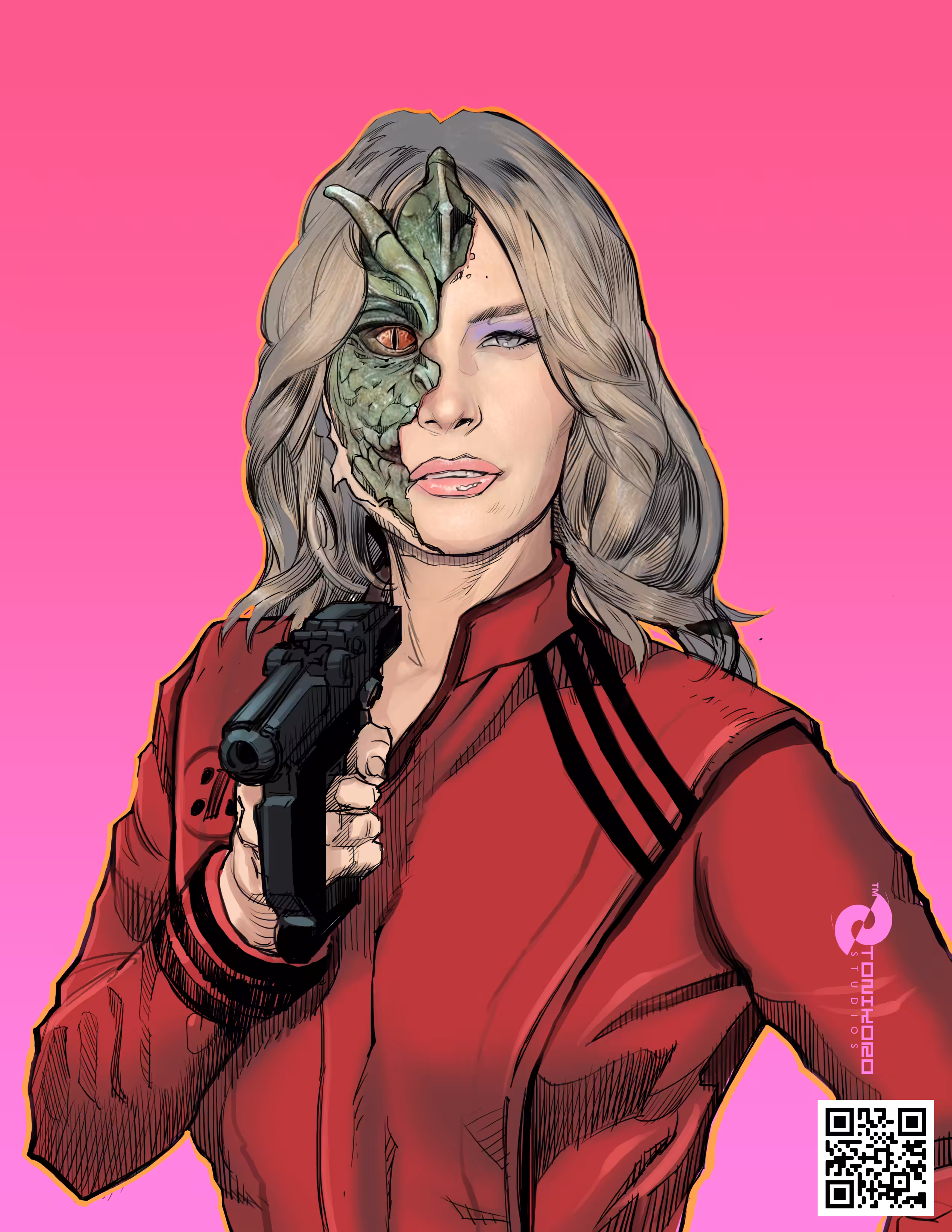 'V' - Melania, Lizard People