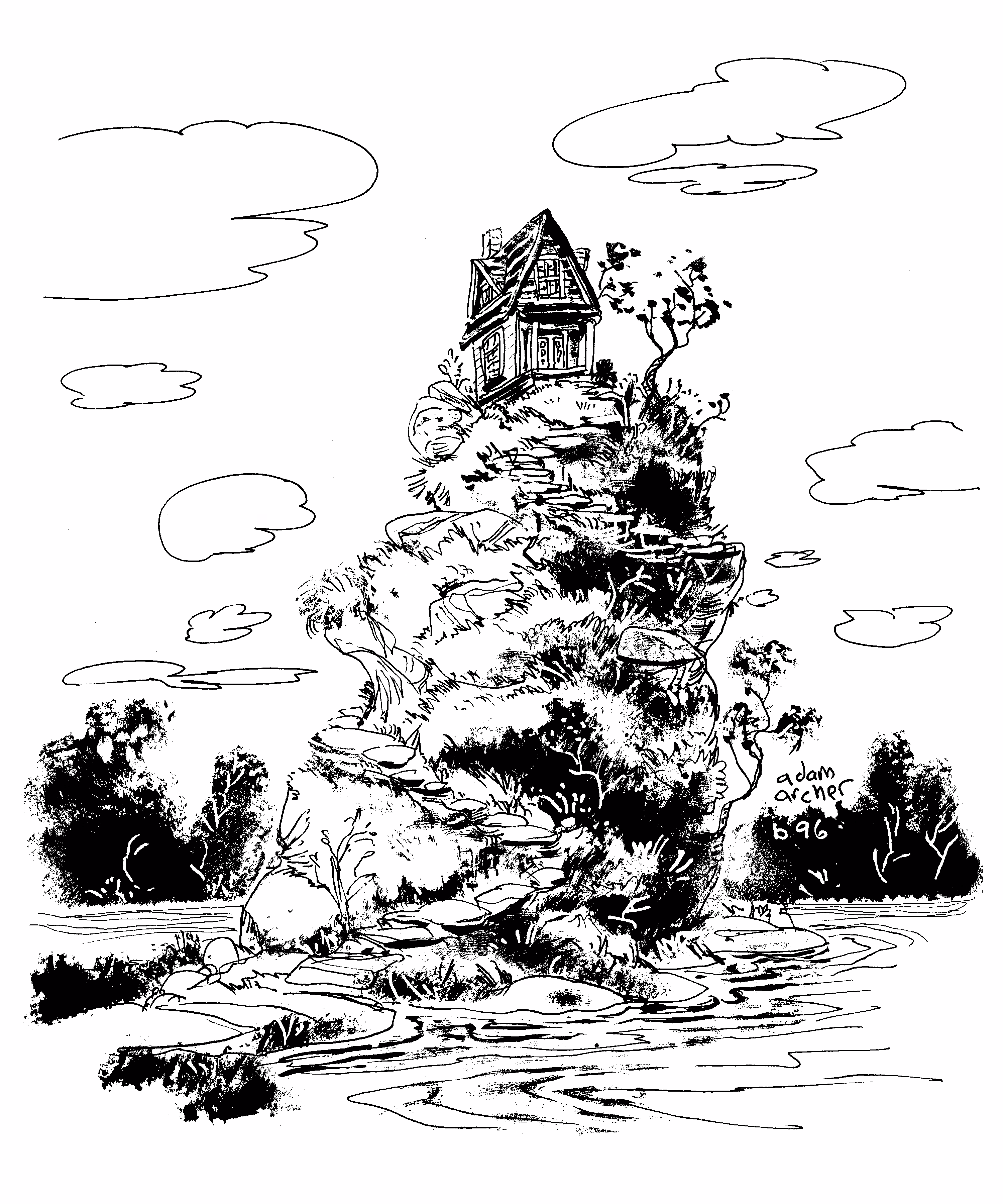 adam archer's doodles: black series 096