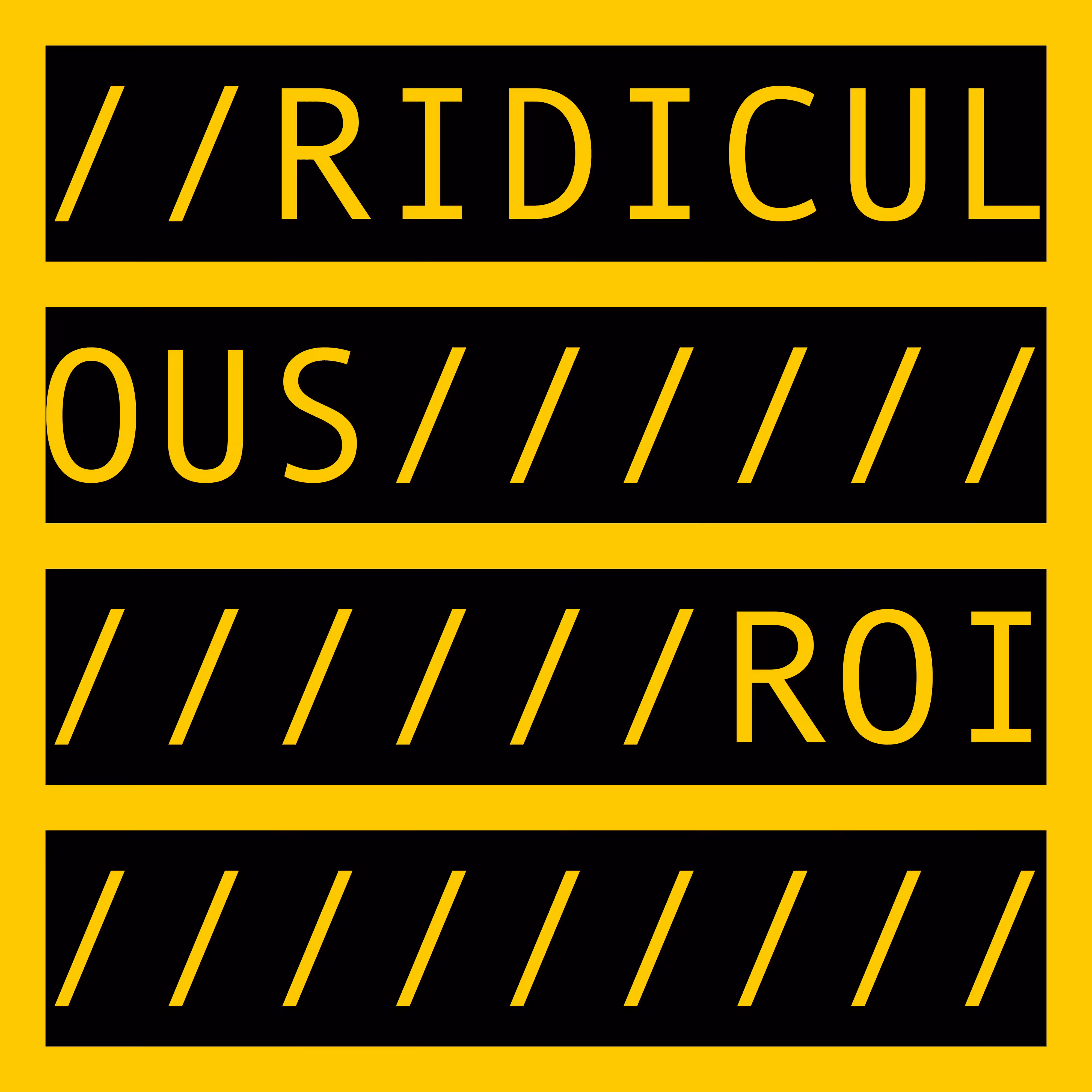 RIDICULOUS ROI