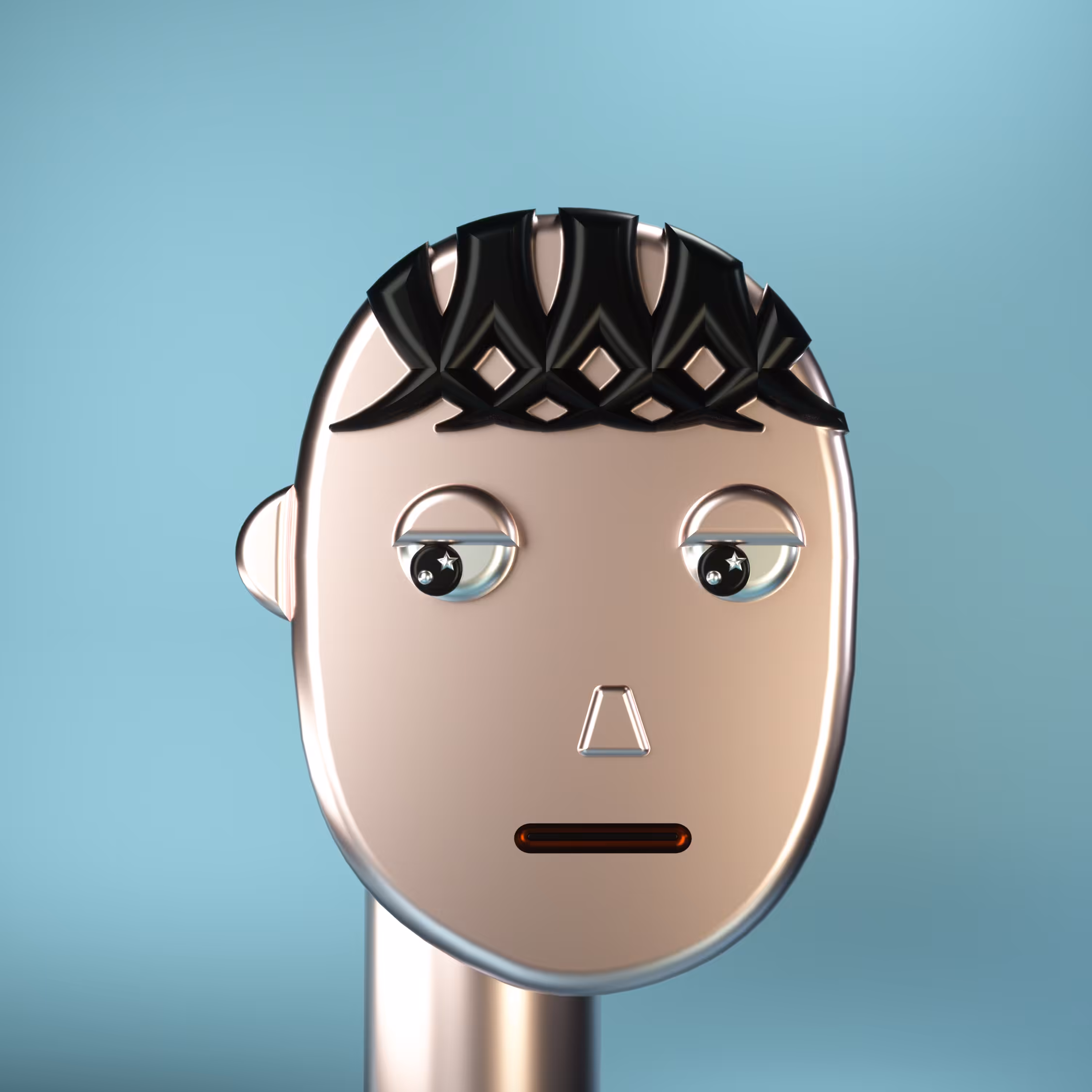 3D Chrome Punk #0127