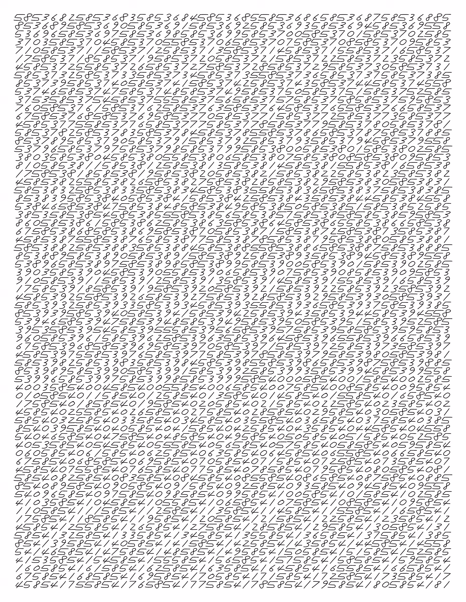 Endless (5,607,250 to Infinity) #839