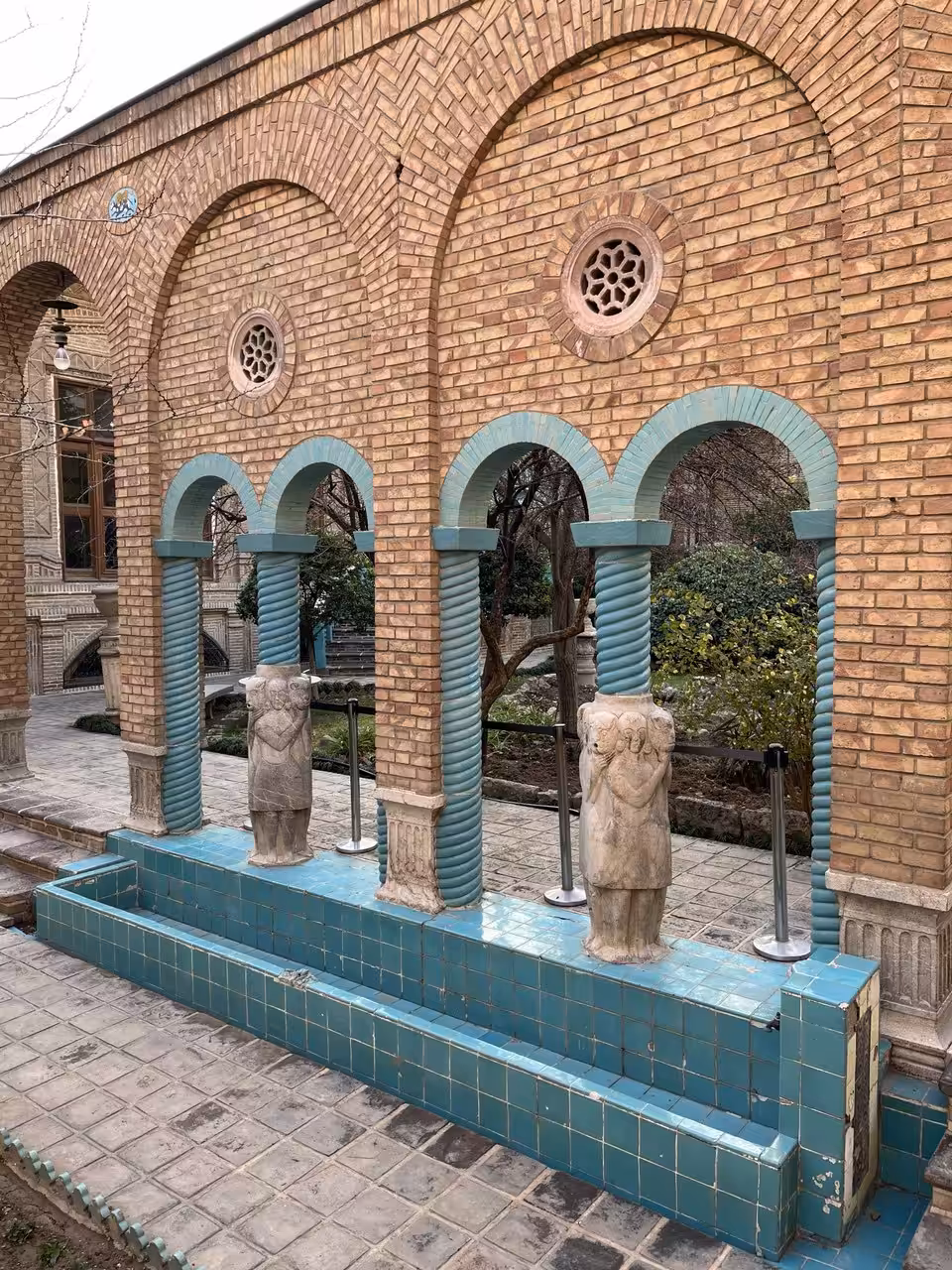 Arch in the courtyard