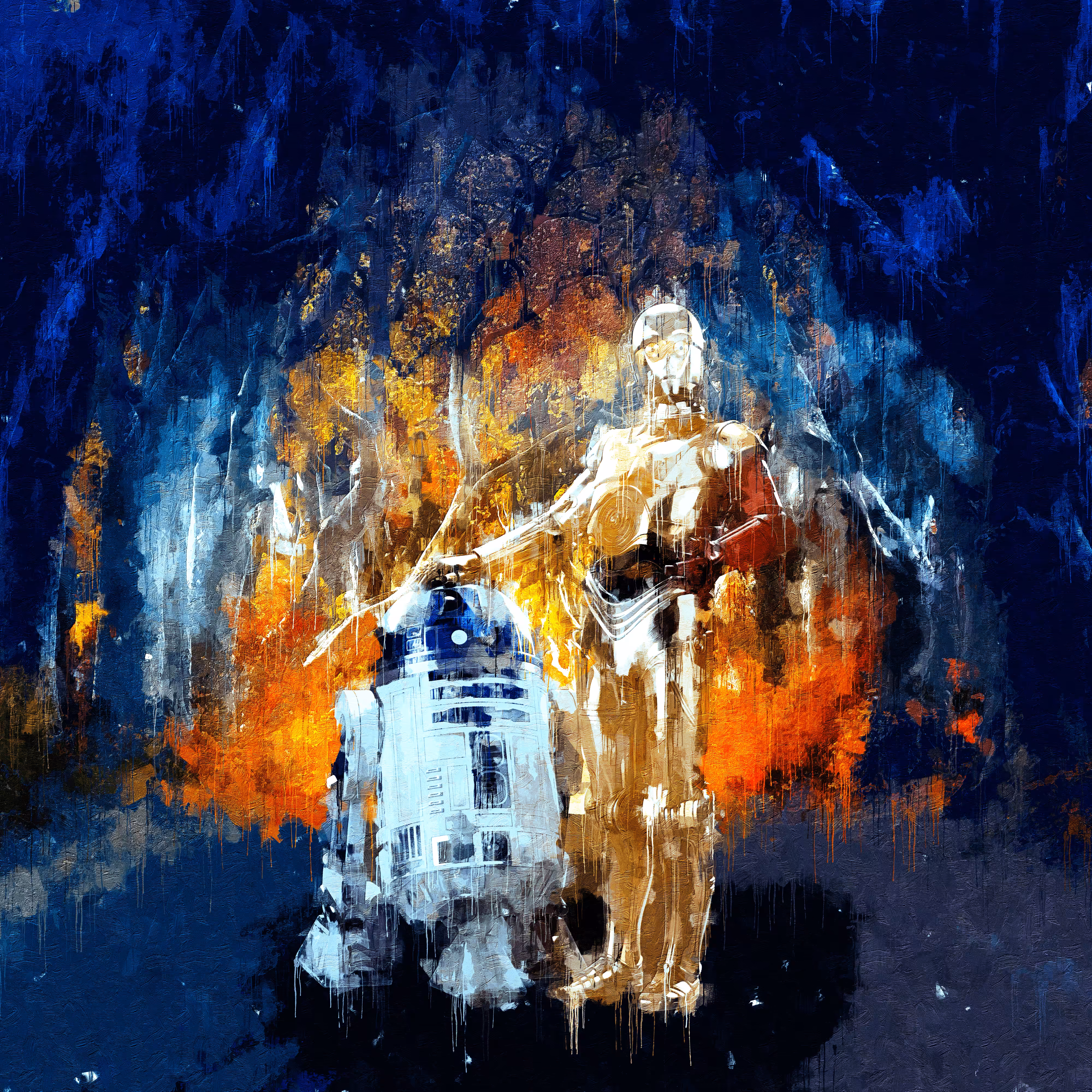 C-3PO and R2-D2 