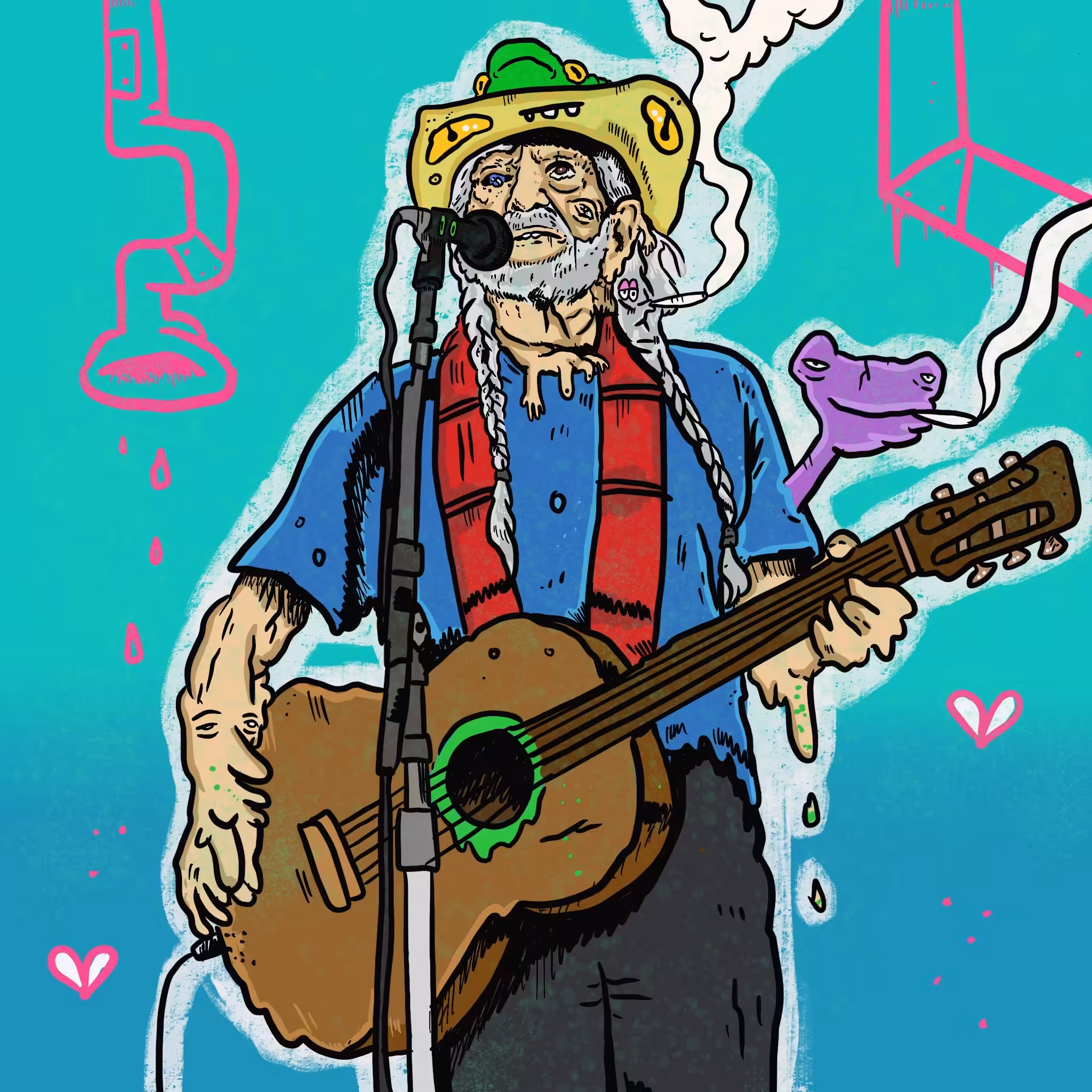 Crypto Carnies Vol 3: Escape Through the Sewer: Toxic Willie Nelson