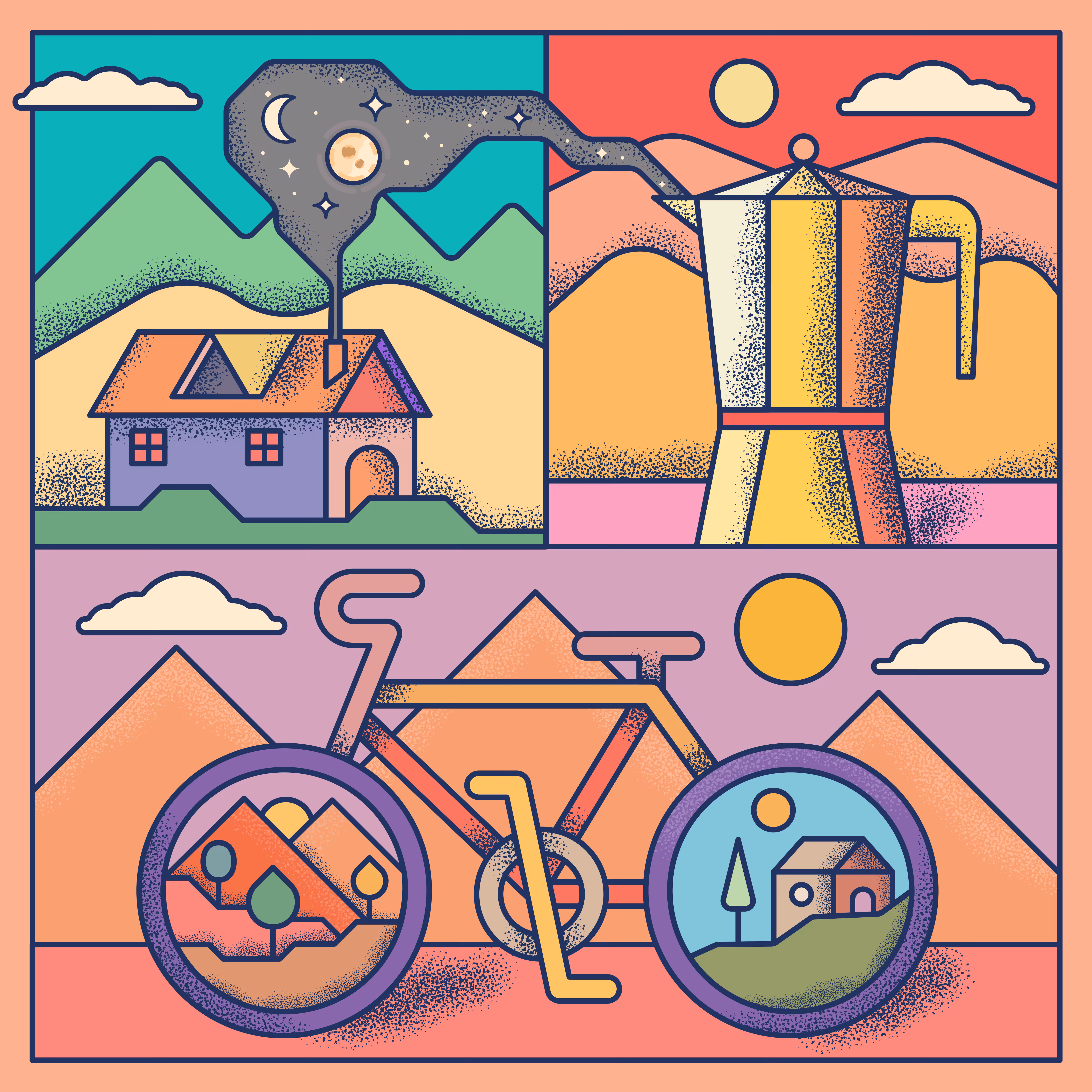 Coffee And The ‌‌‌Bike
