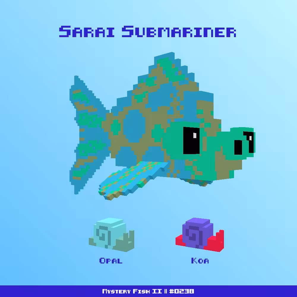 Sarai Submariner :: Mystery Fish 0238/1000