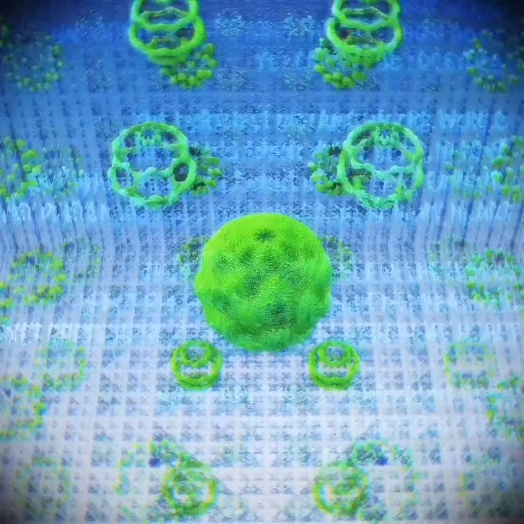 SPACE FRACTALS: SPACE VIRUS STUDY