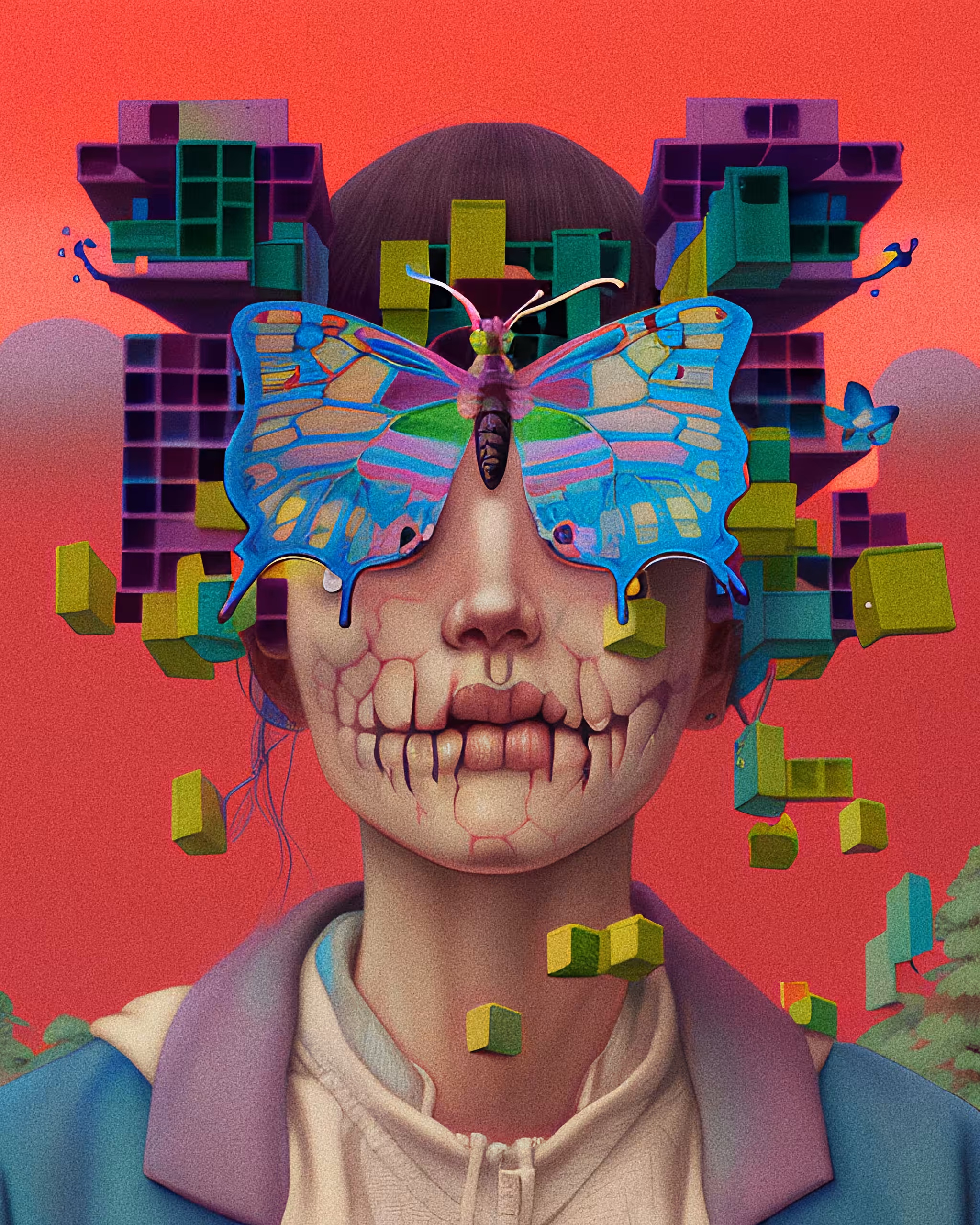 Moonchild x O.G. SPIRATOM - Butterfly Skullz  Season 02  Collab ✨💀🦋