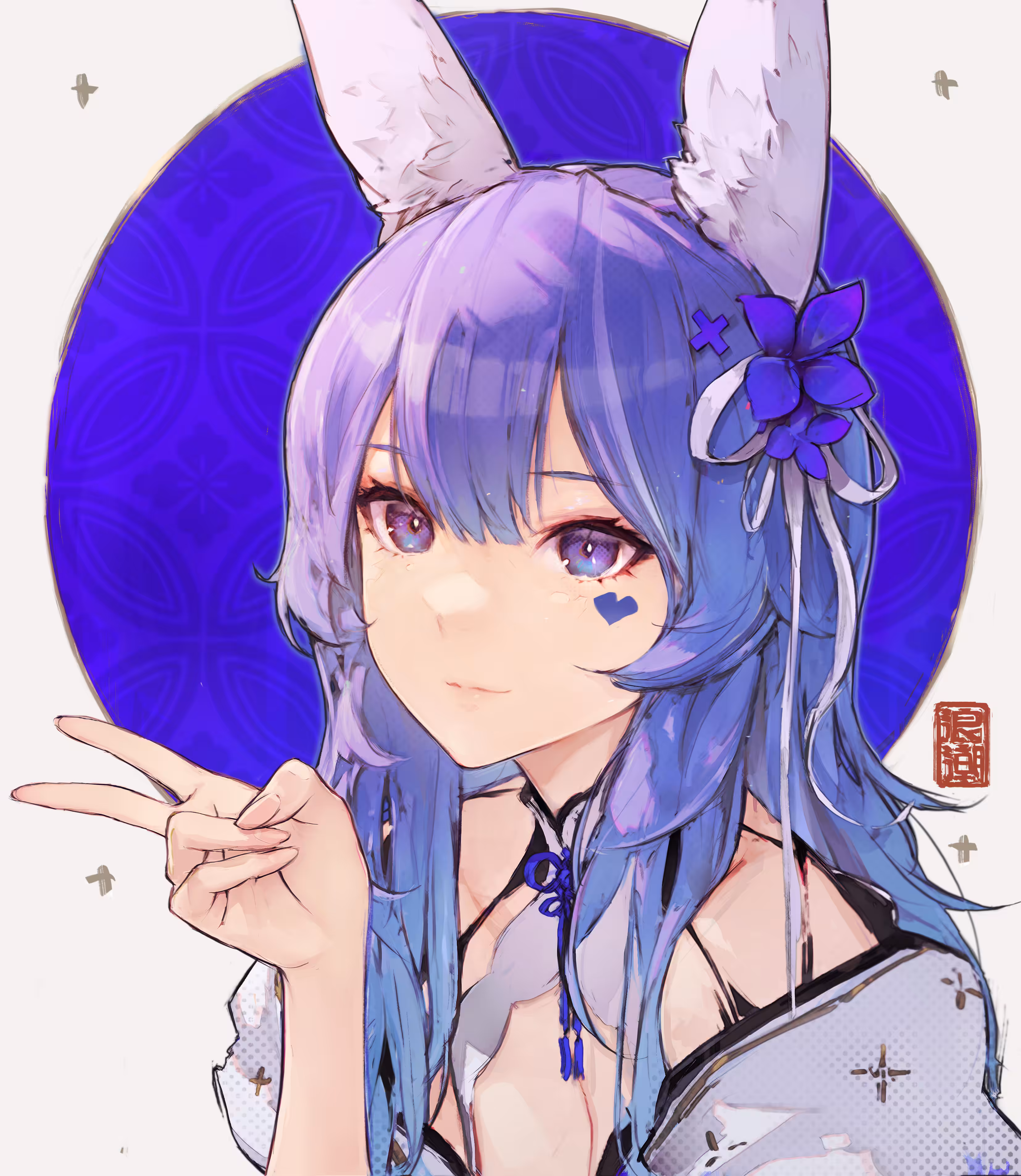 blue