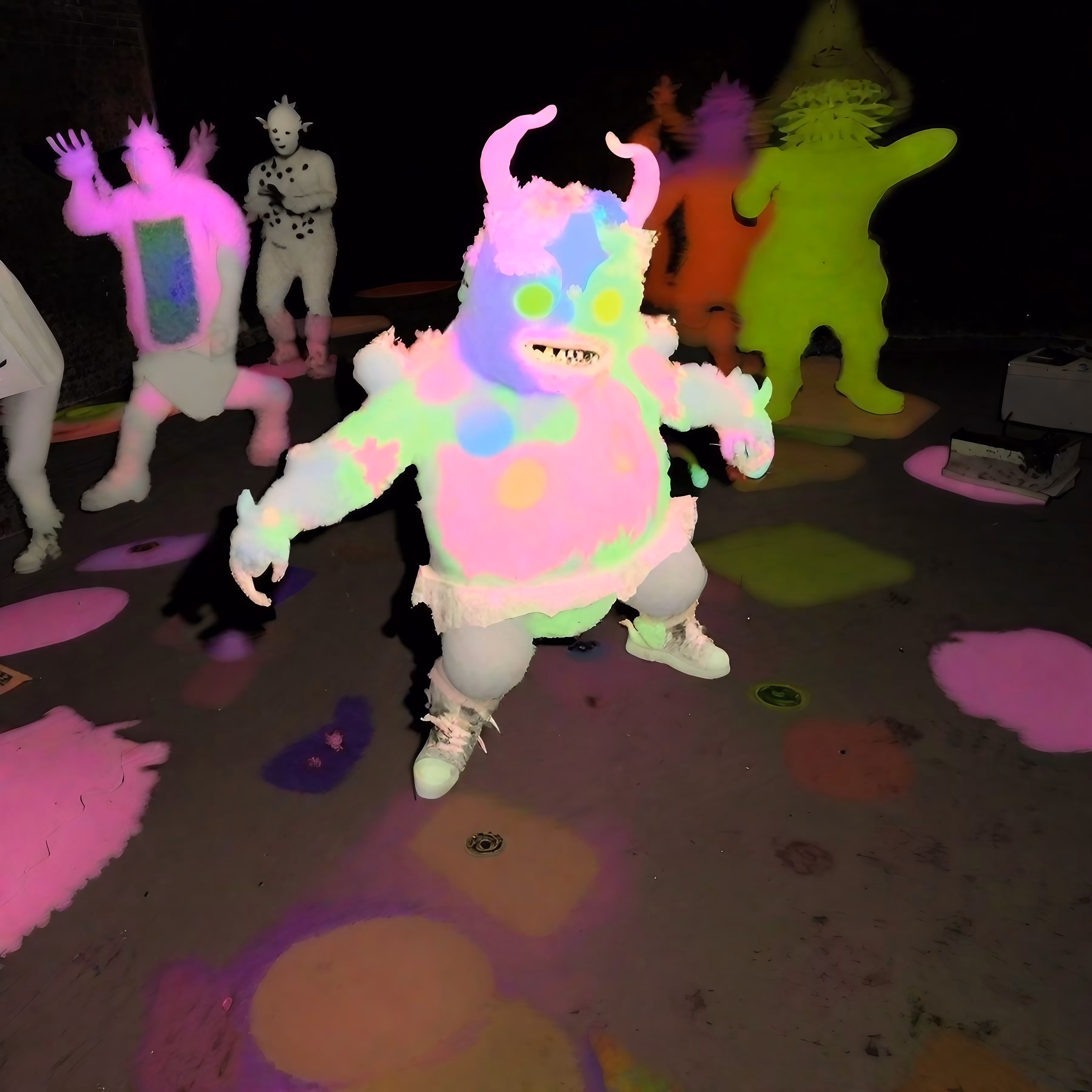 black light rave - two
