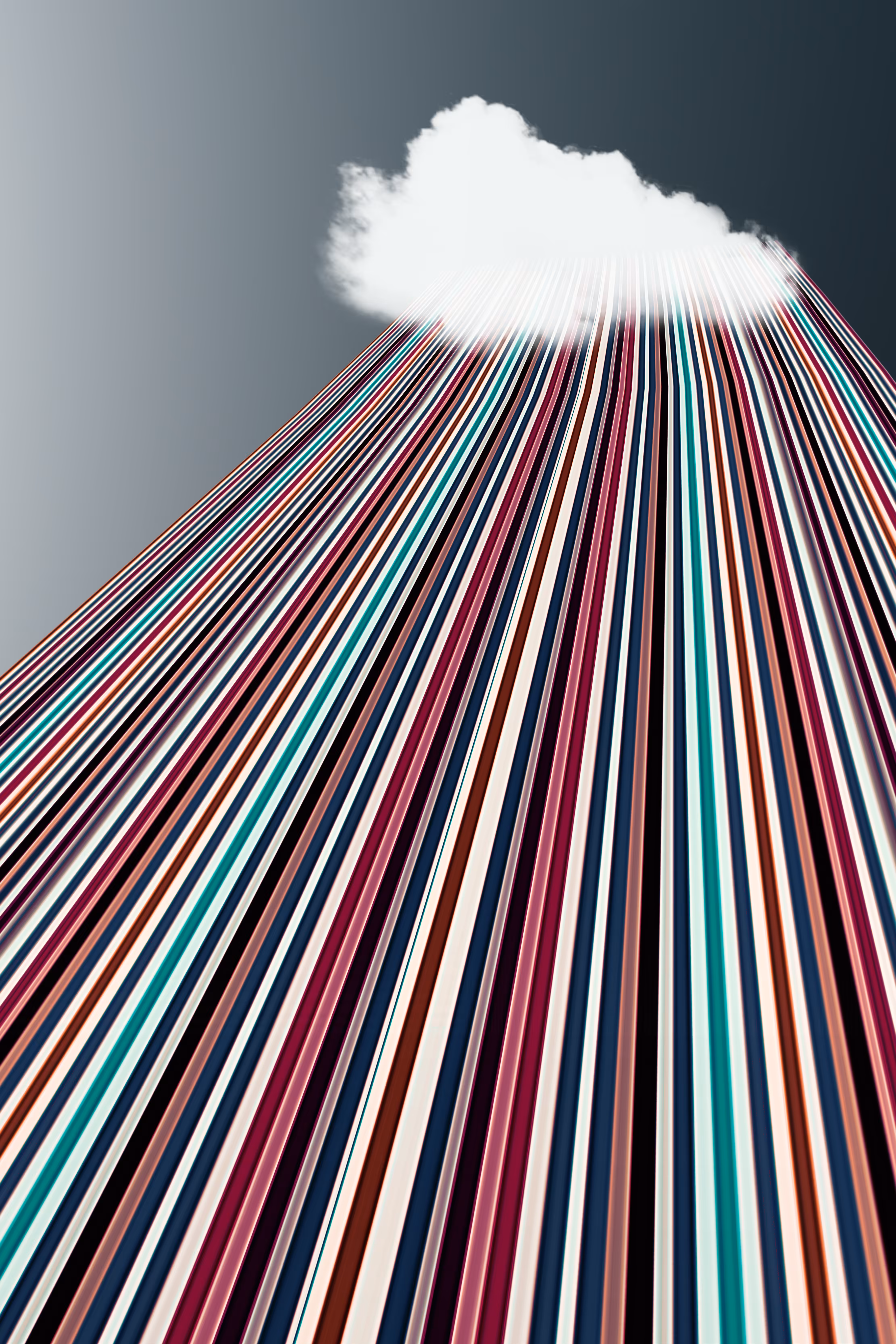 to the clouds