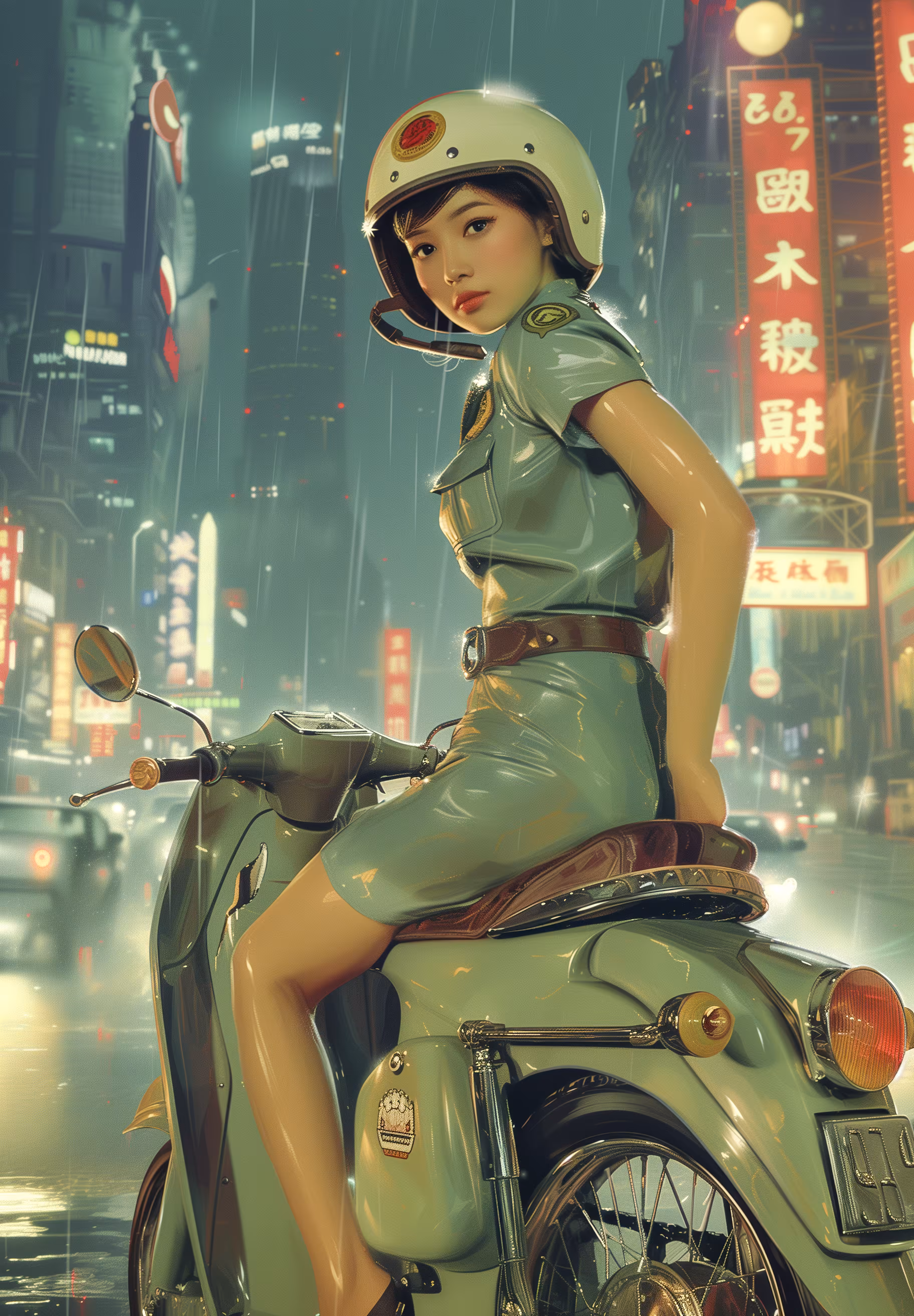 Military girl in Imaginary Saigon poster #2