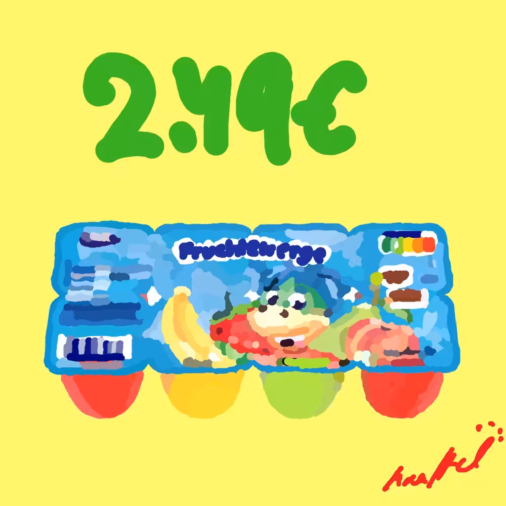Nestlé Fruchtzwerge - Himbeere/ Kirsche/ Vanille, 400g