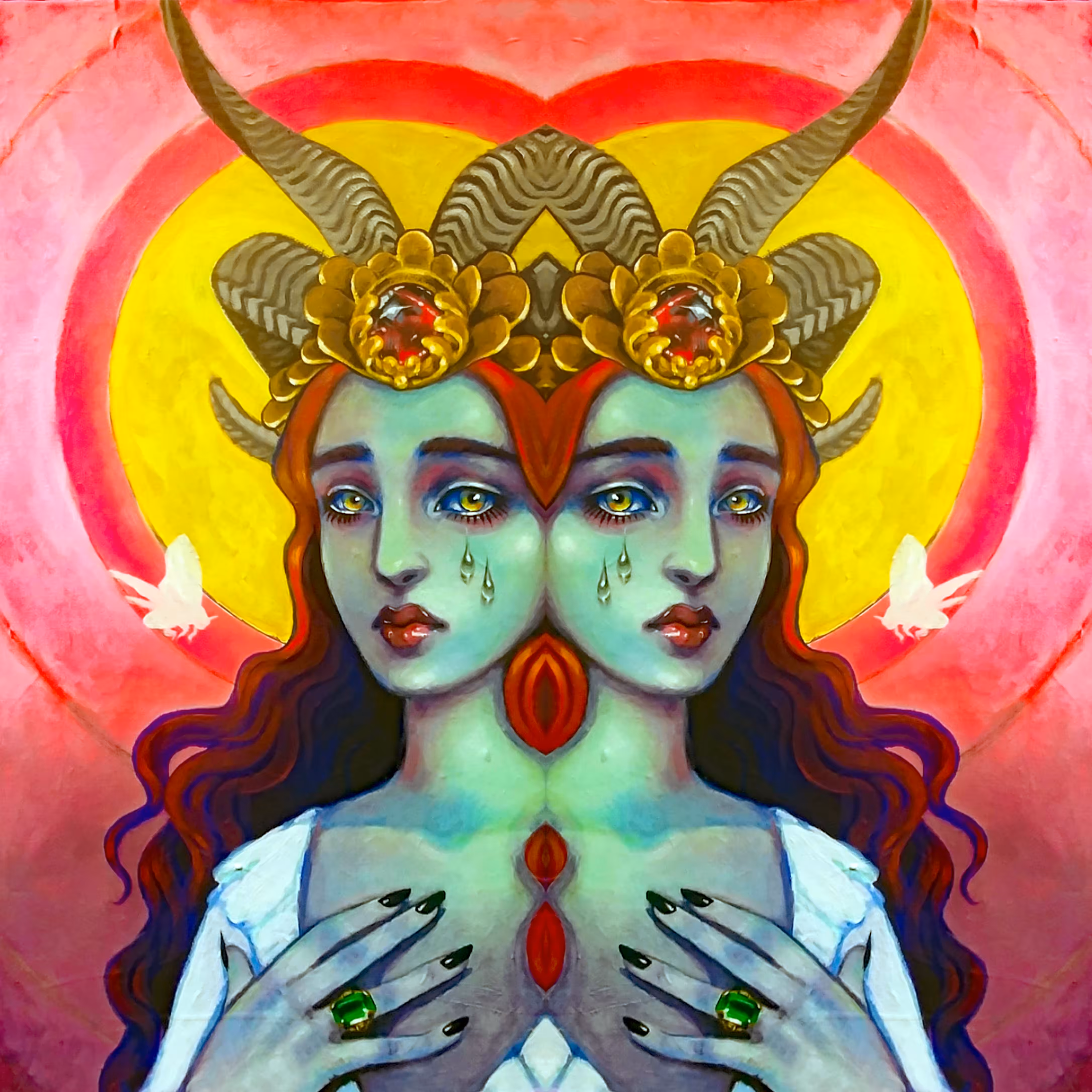 Fools Moon White Moth 1/1