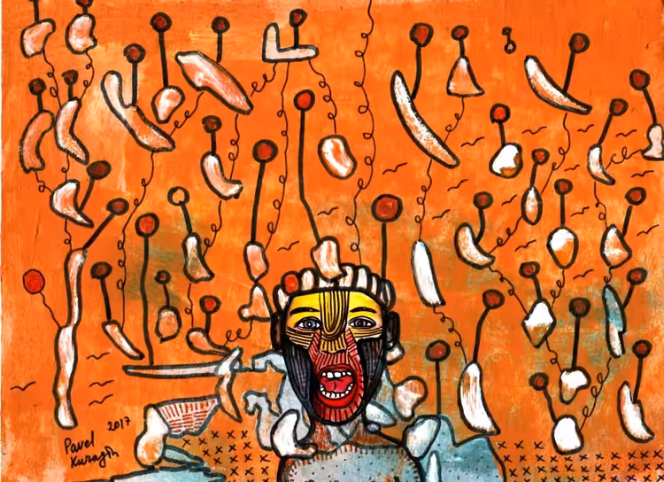 Screaming boy