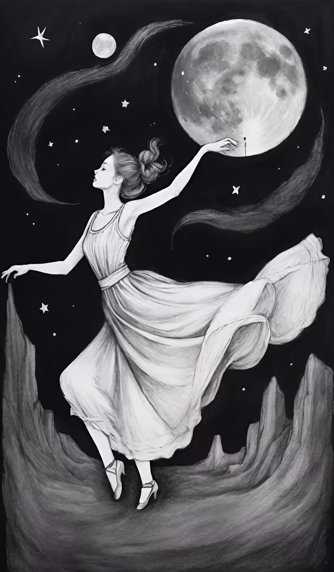 Dance with moon 