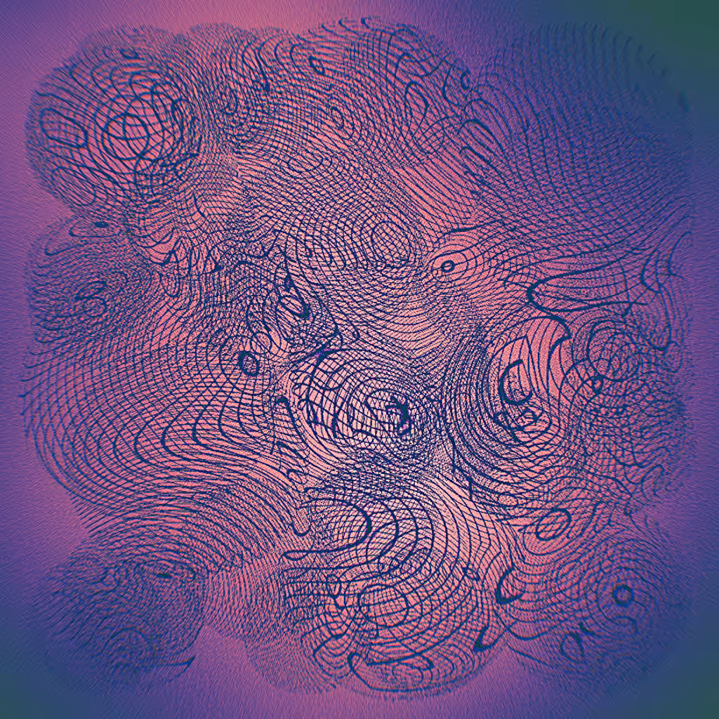 Moiré Meditation #25