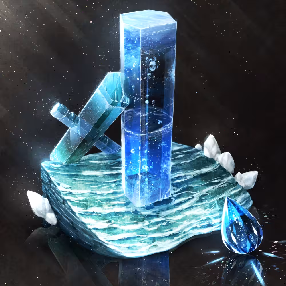March birthstone Aquamarine