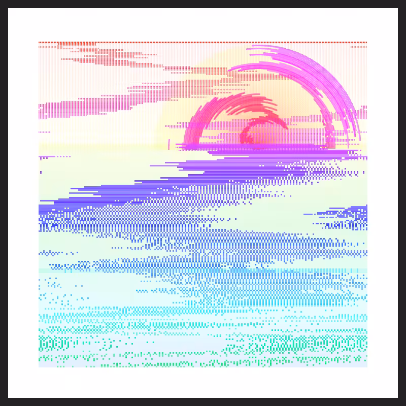 Glitch Acuarela #30