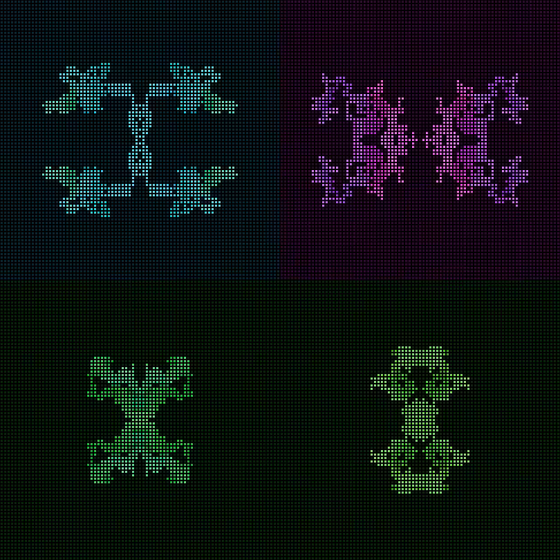 Dither Creatures 2x2 #35