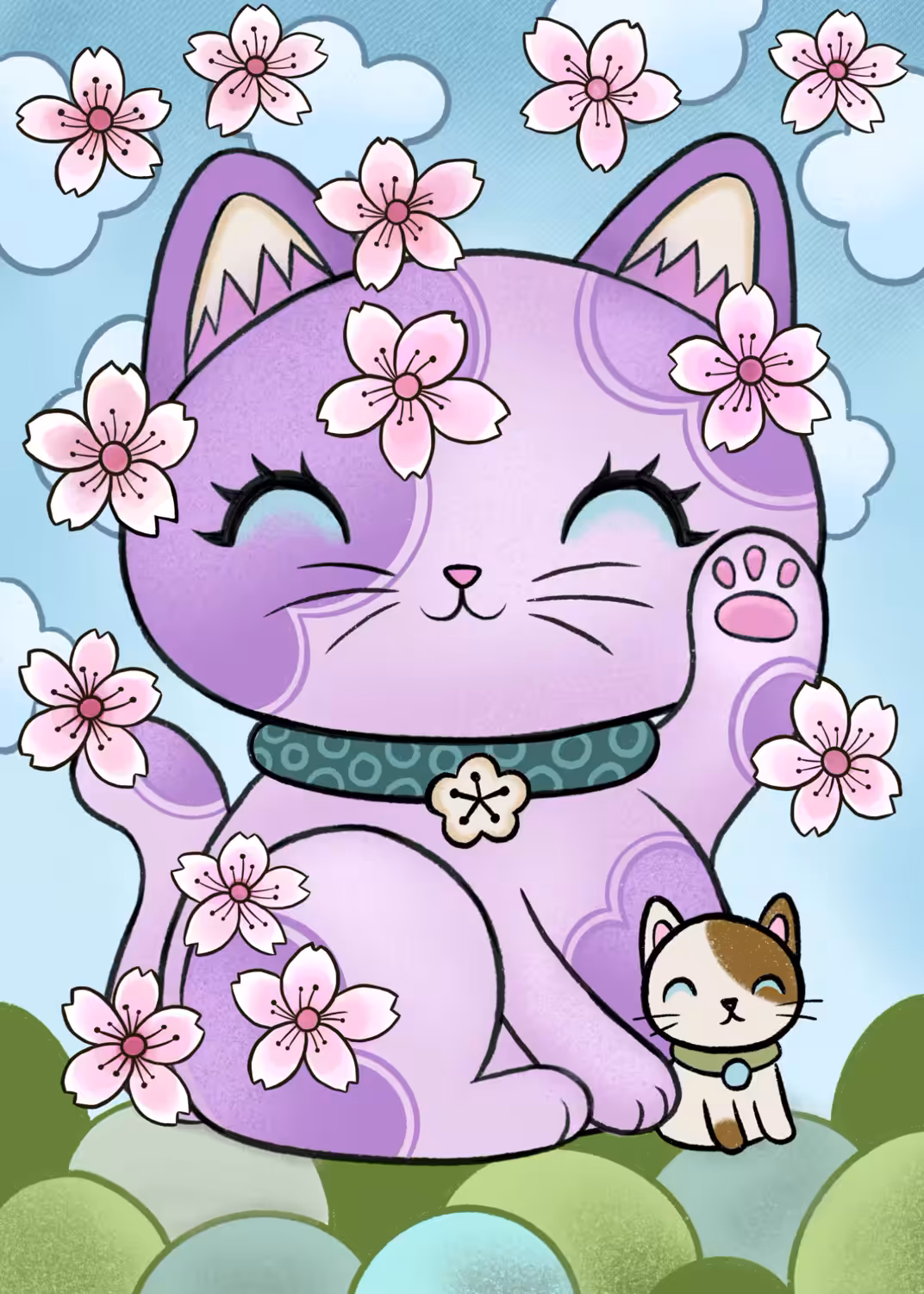 Lucky Cat 003 - Sakura