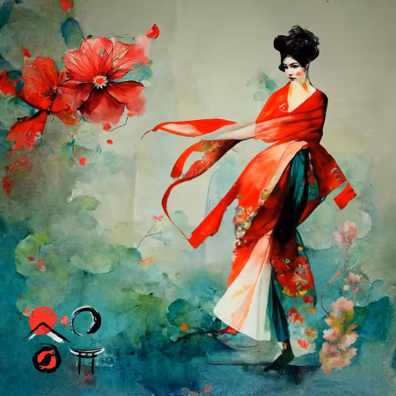 The dancing geisha #16