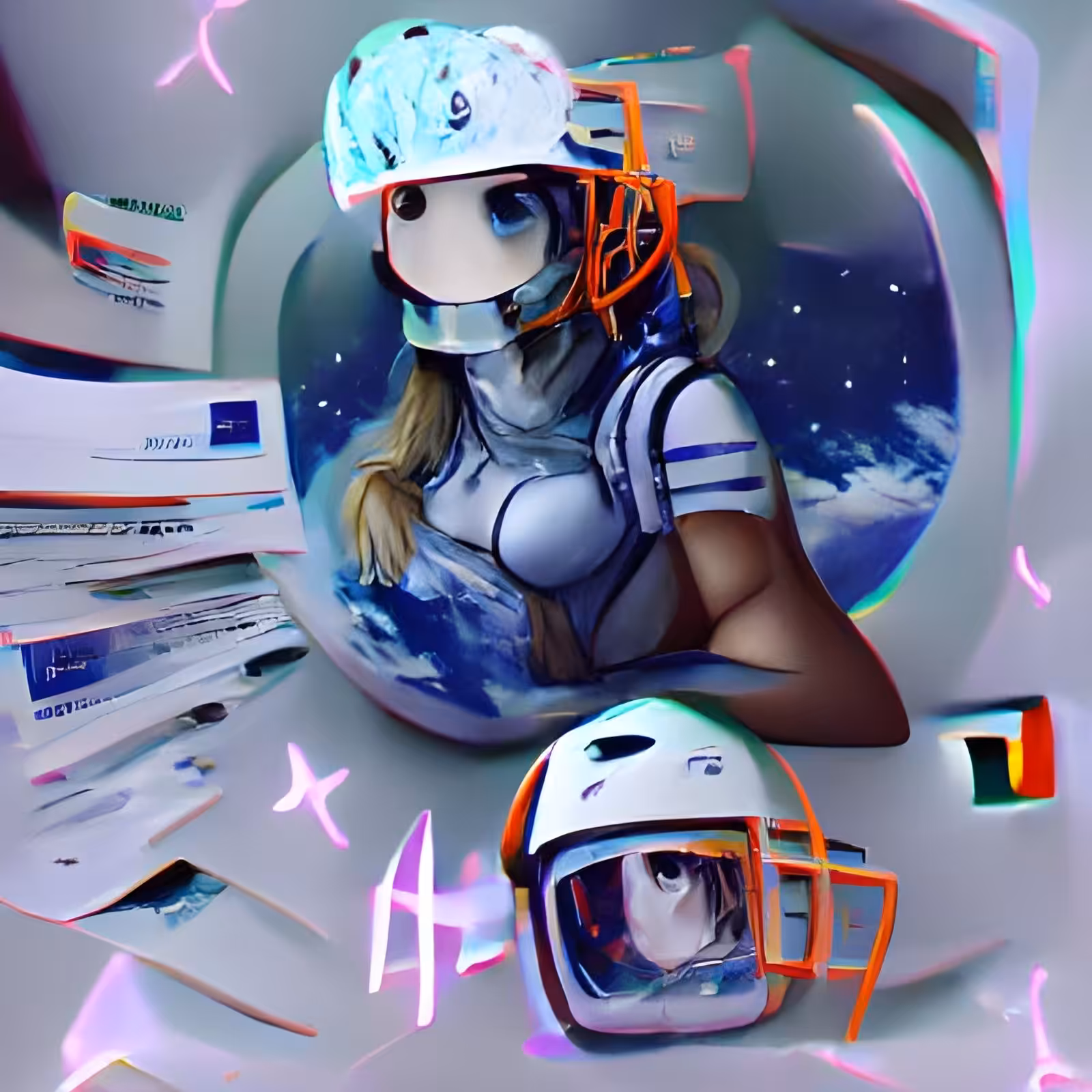 GAN Space Girl