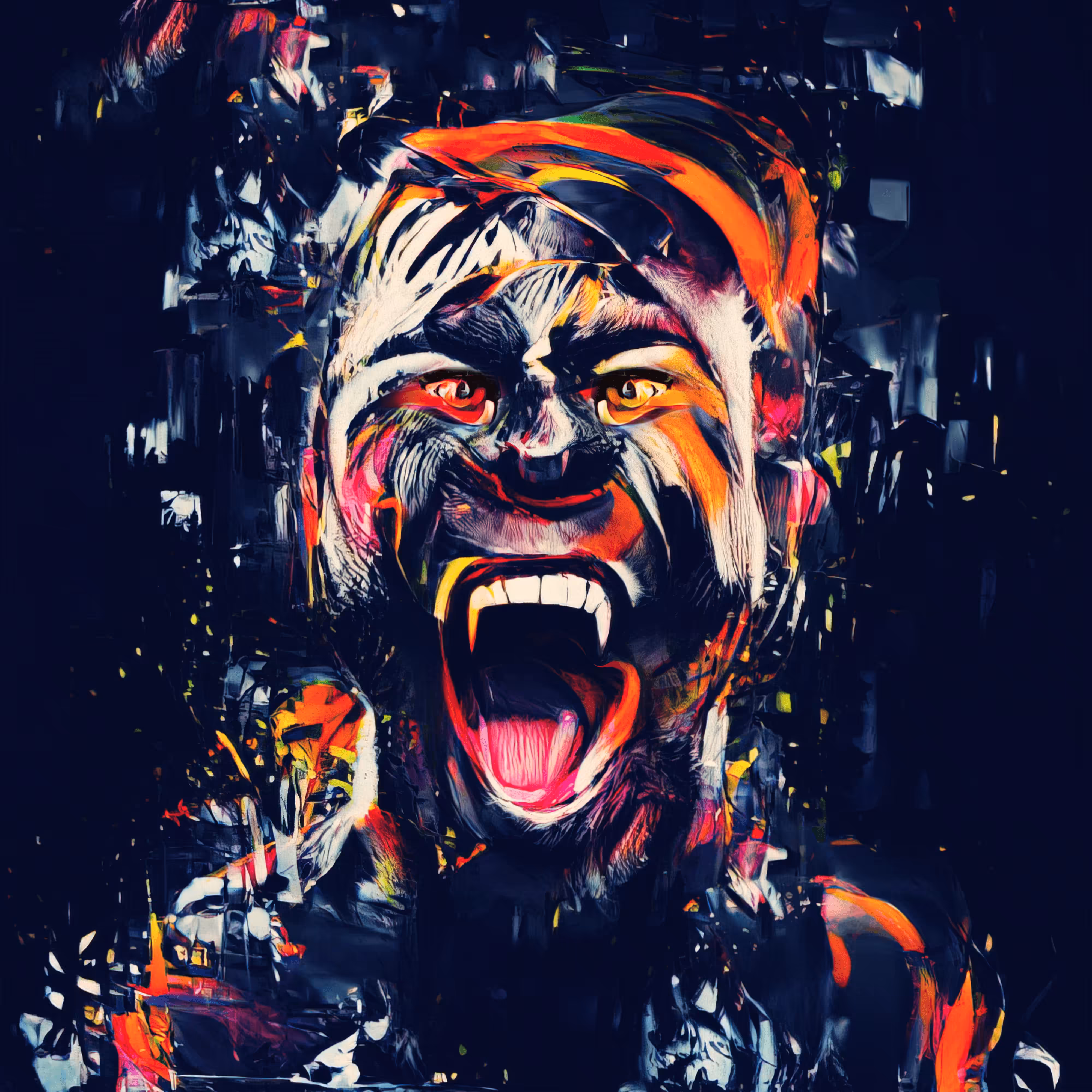 AI Fountain: Tiger King