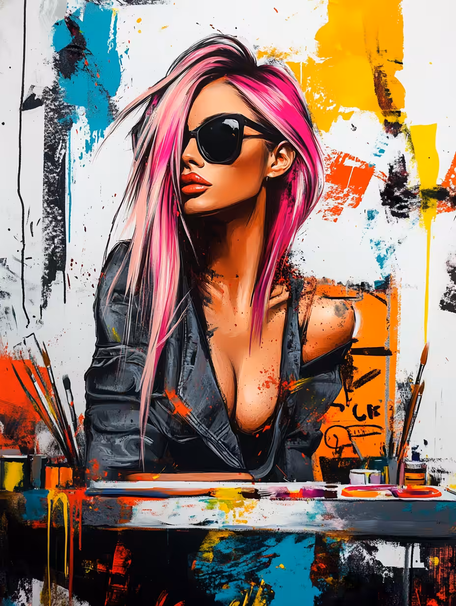 Artist in the city