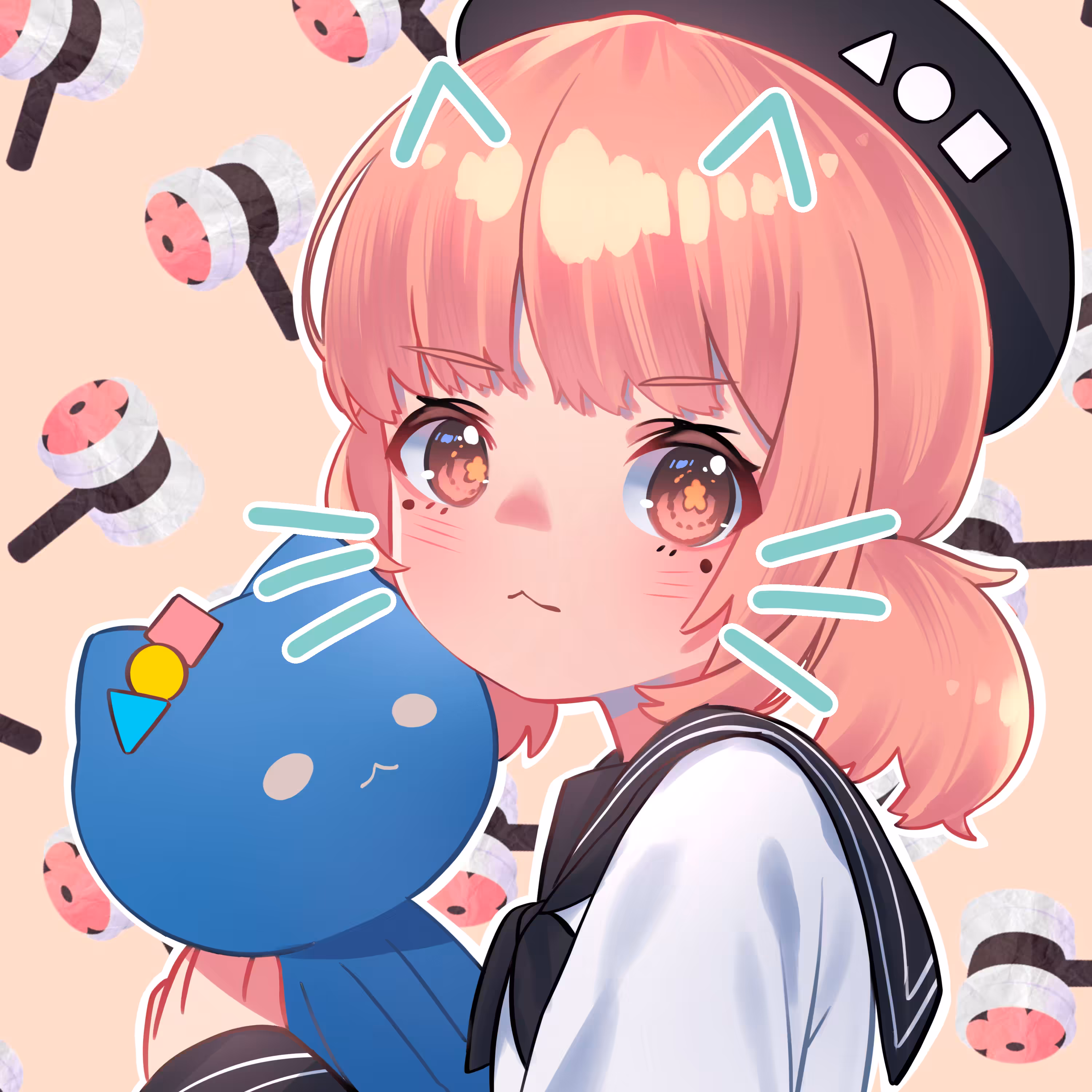 Moe-tan x Bluemeow