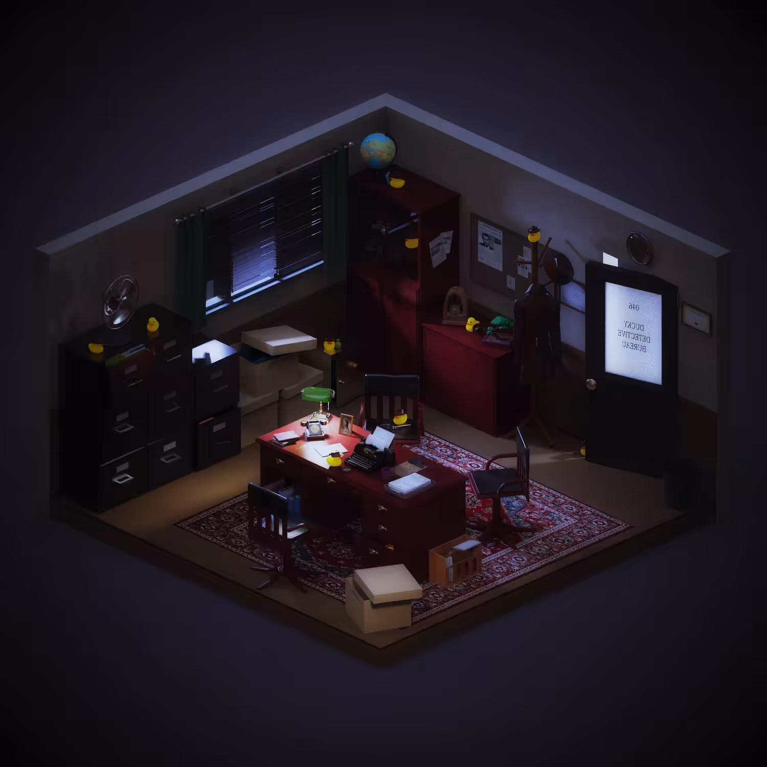 046 ducky detective bureau
