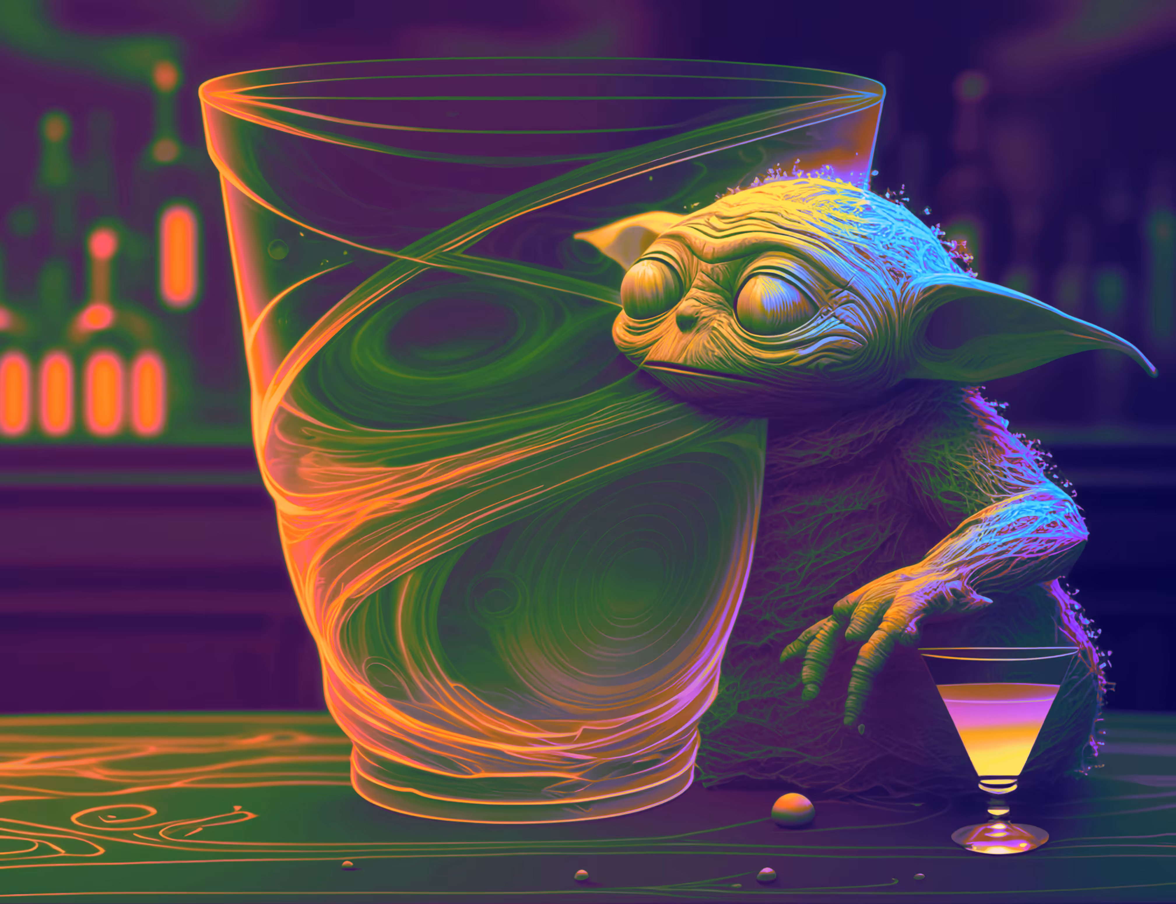 Tipsy Yoda