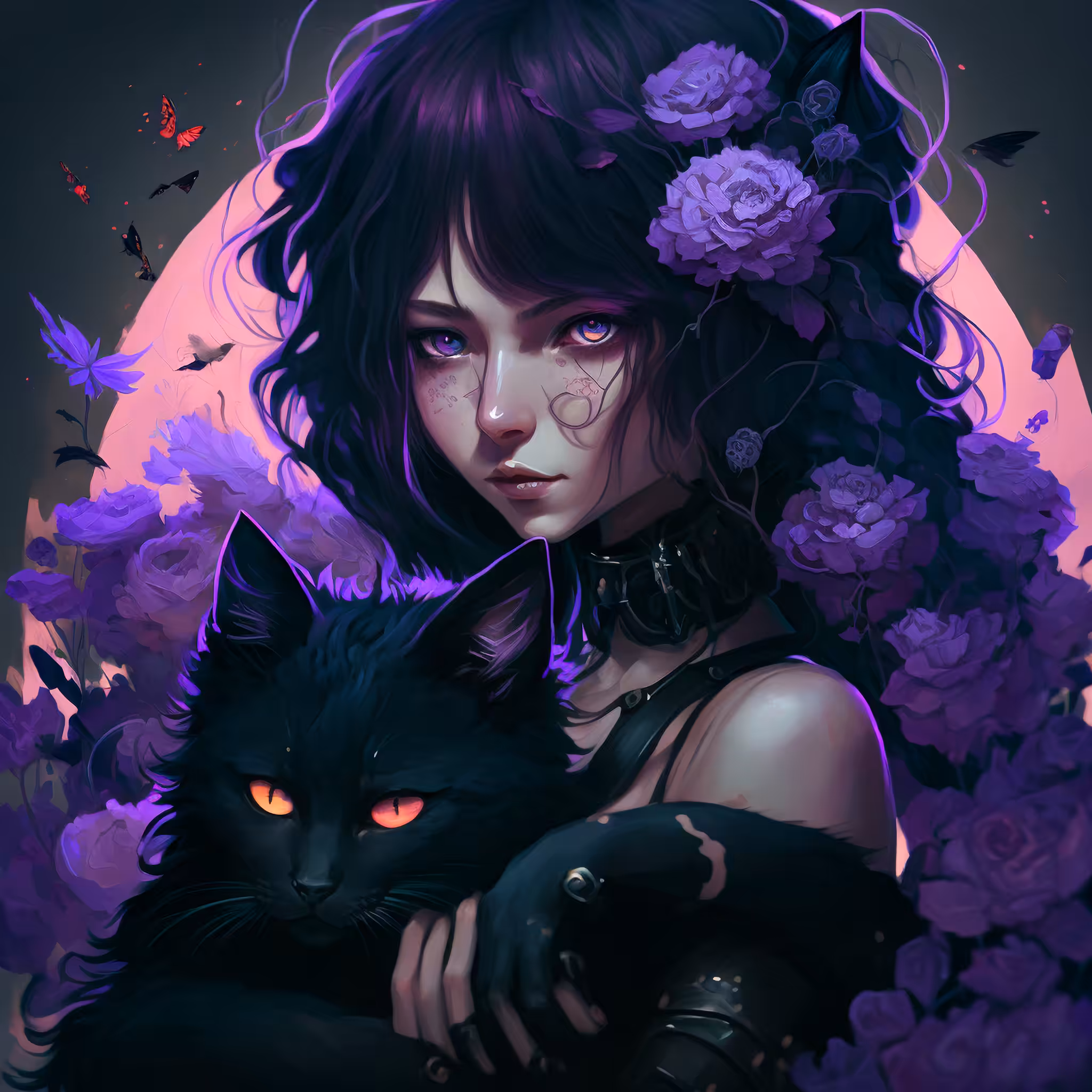 The Girl in Violet