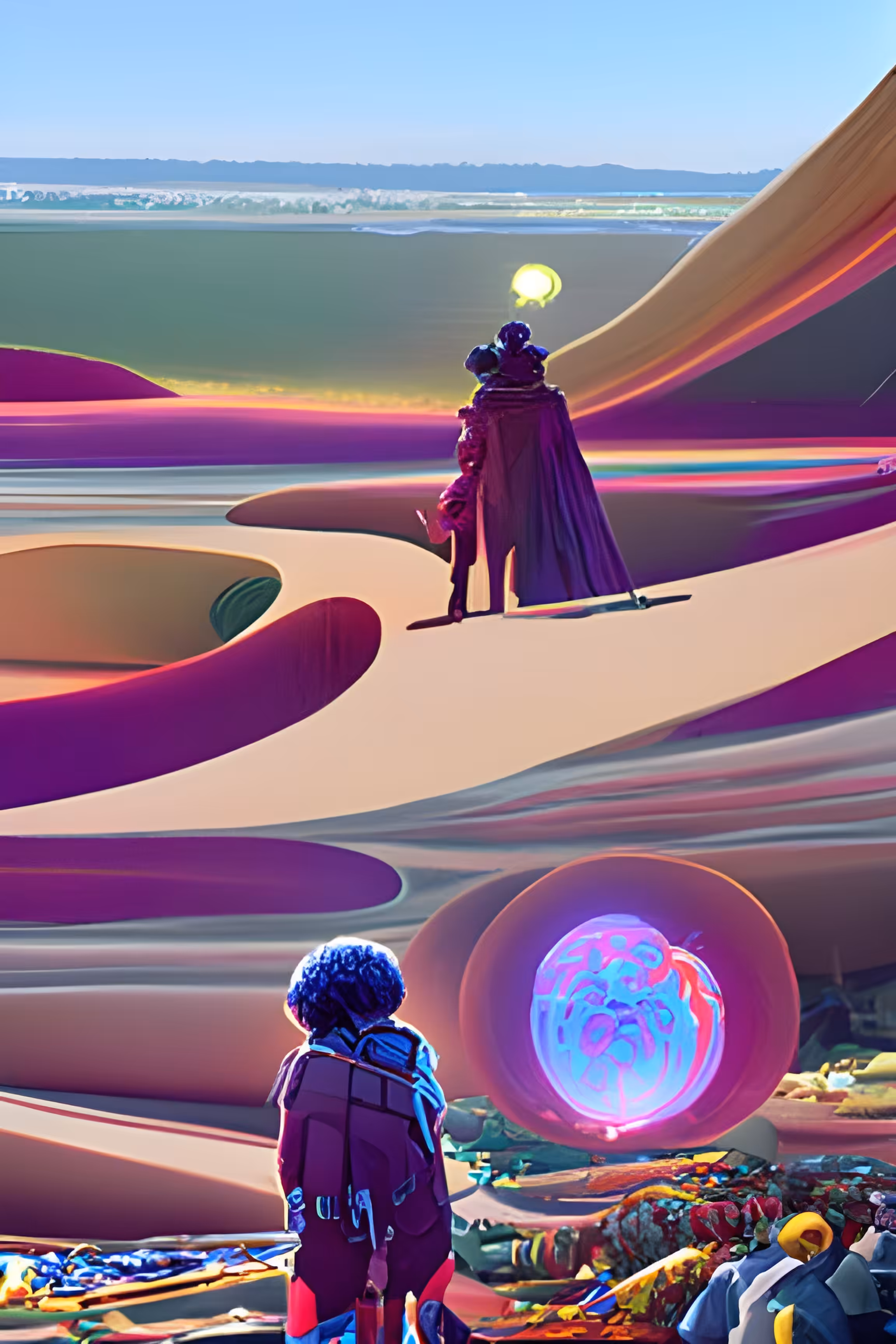 Vortex in Opalia desert