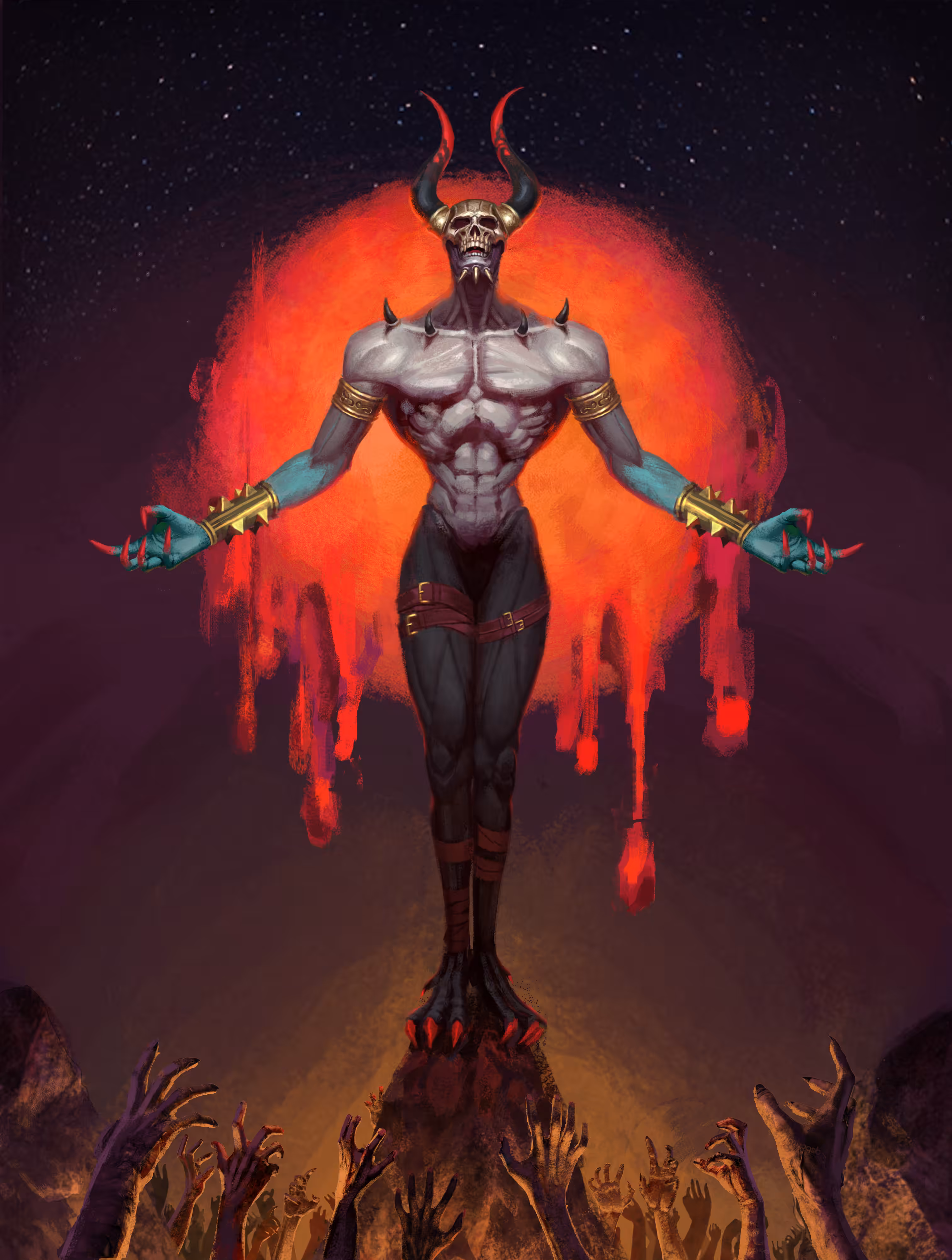 Red moon