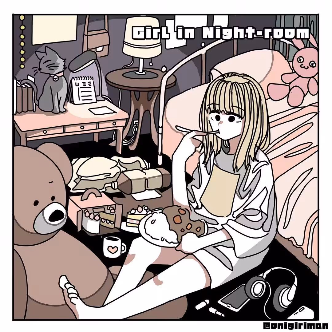 Girl in the Night room
