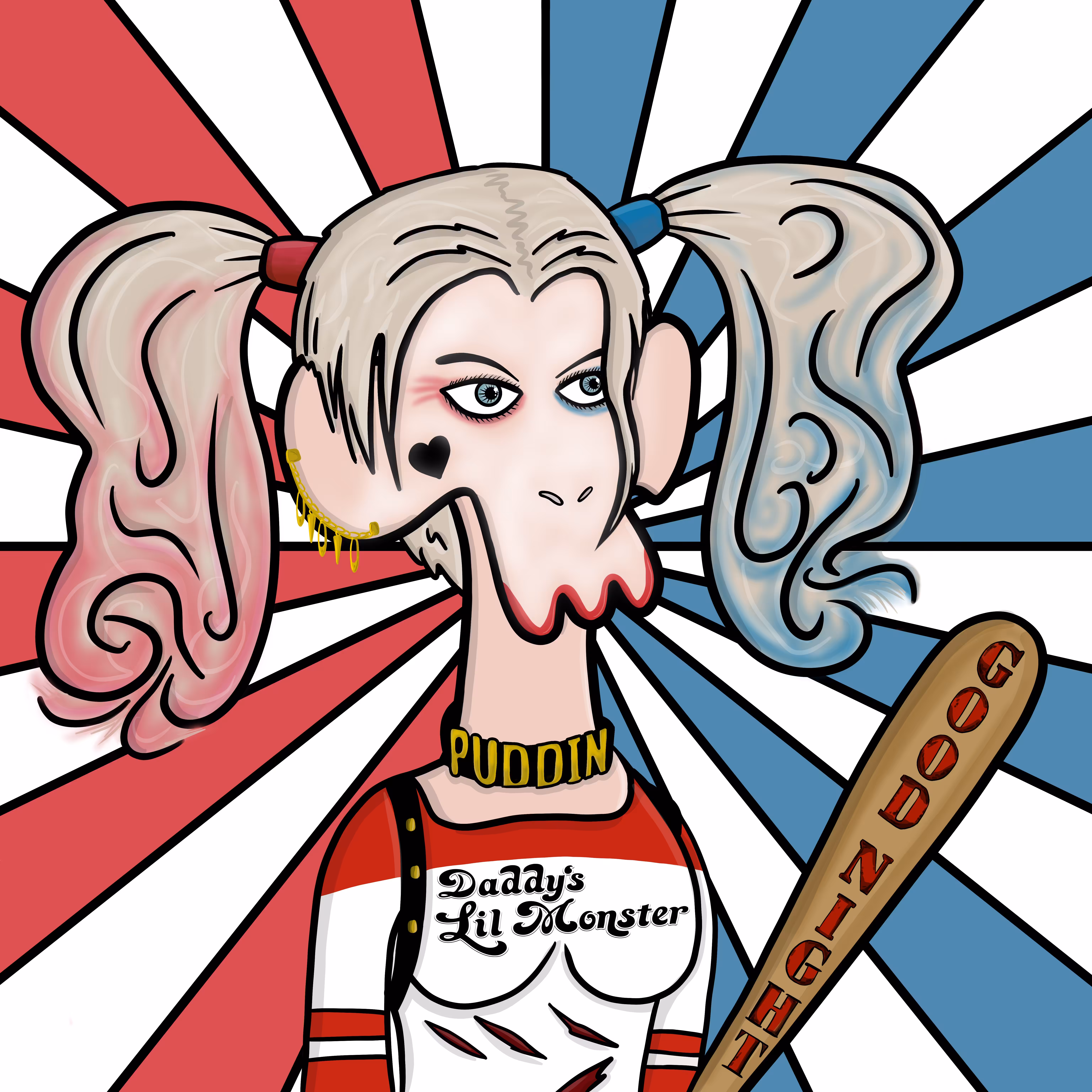 Squiggle Monsters YOU 026 - Harley Quinn