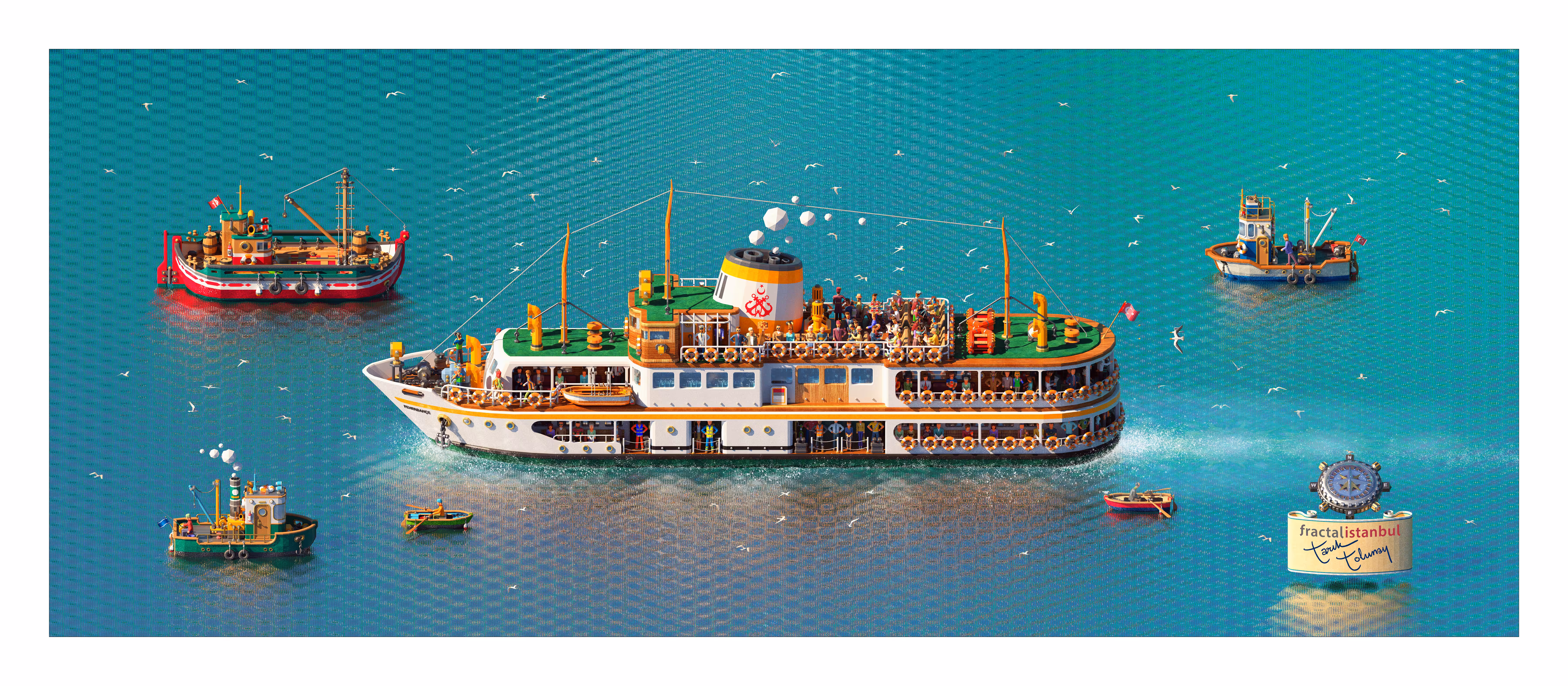 FRACTAL ISTANBUL - STEAMBOATS - FENERBAHCE
