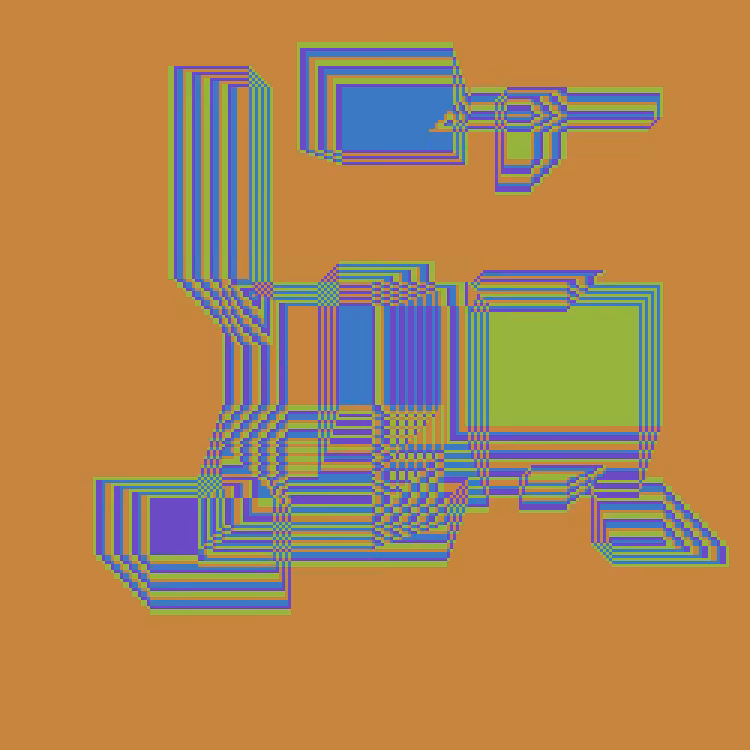 Superimposed Rectangles #54