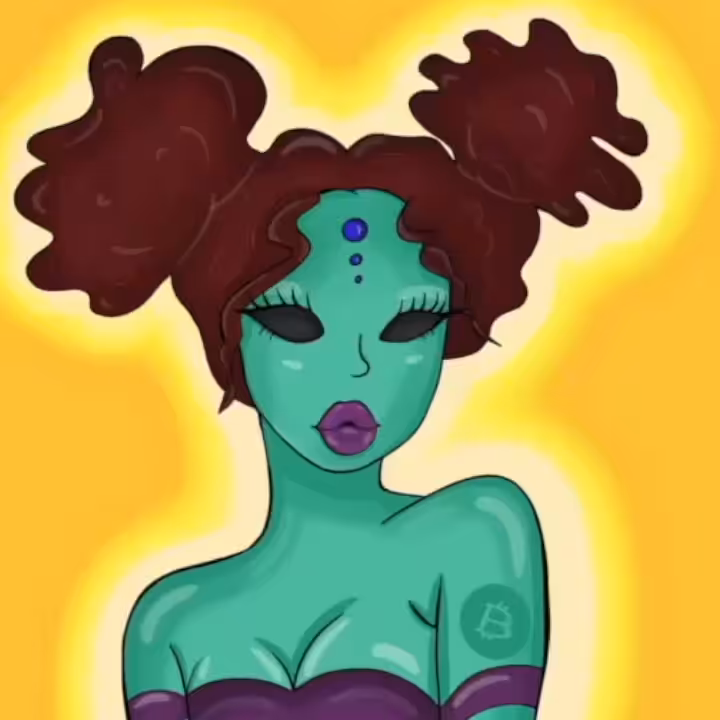 Bitcoin Queen (Cryptomartians Collection)