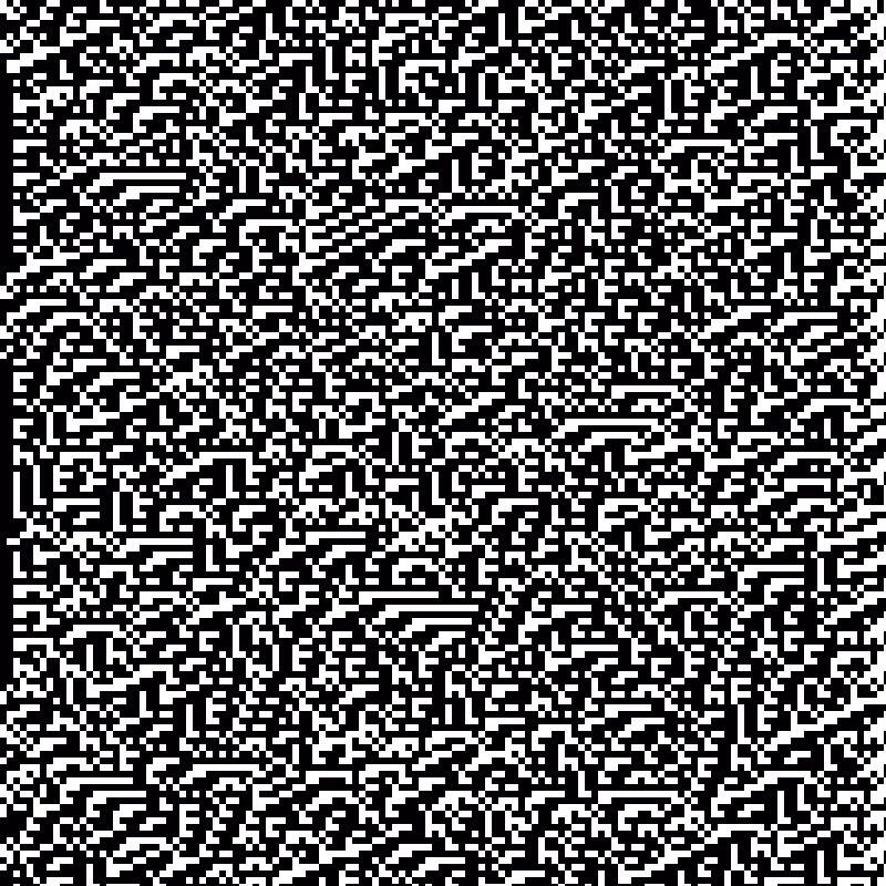 Colored Elementary Cellular Automaton #69