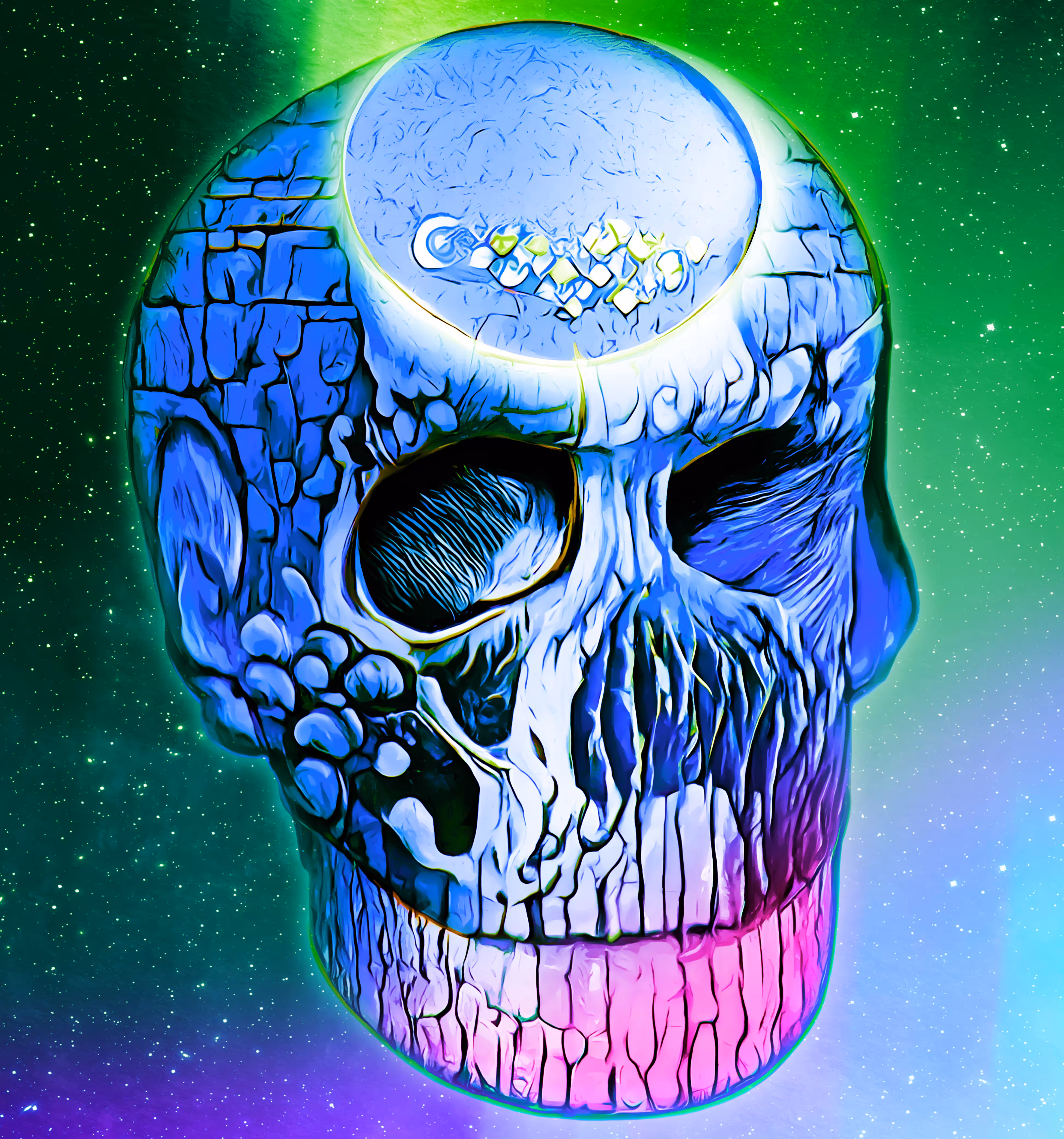 Enlightened Gem Skull
