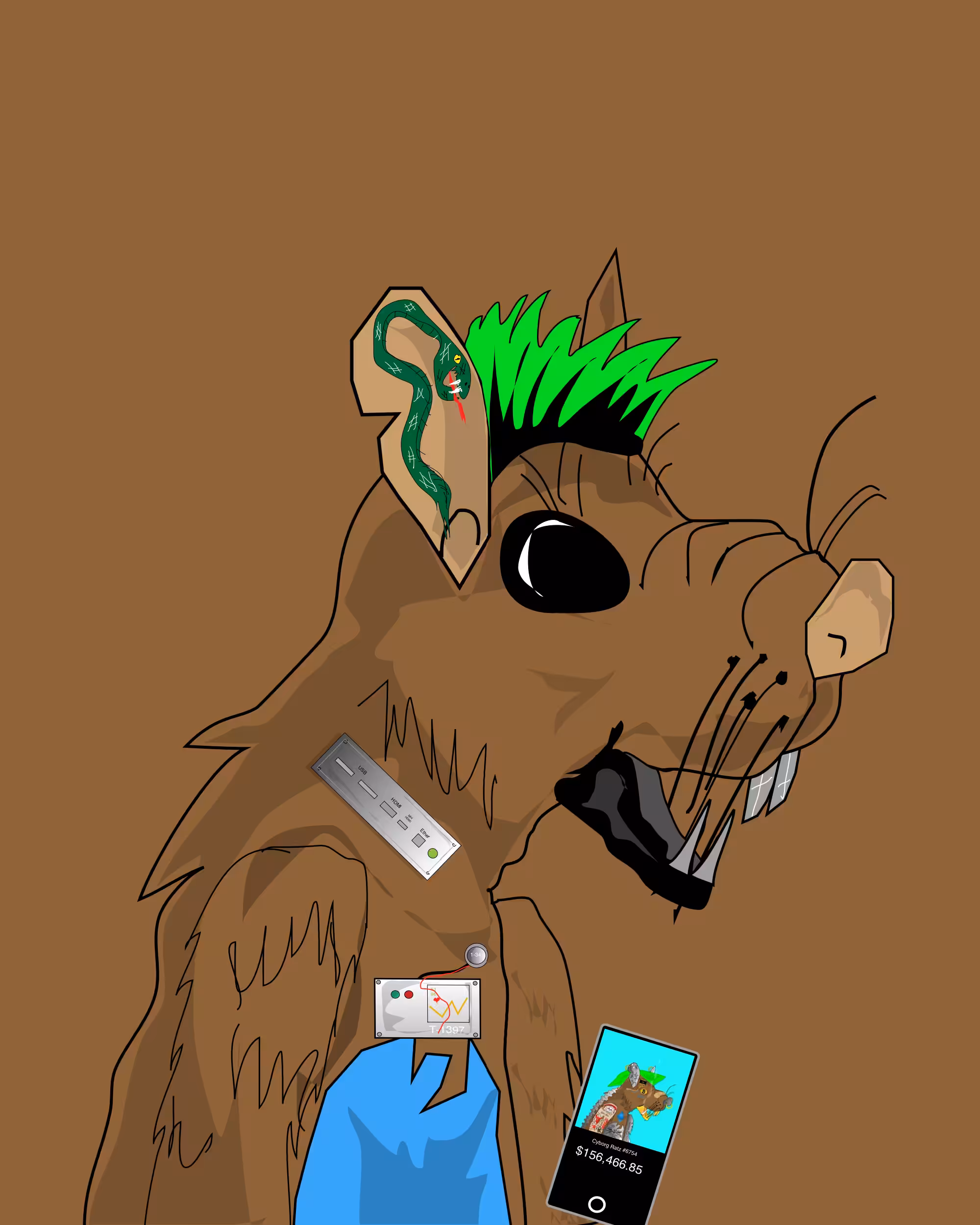 🤖 Cyborg RATZ 🐀 #452