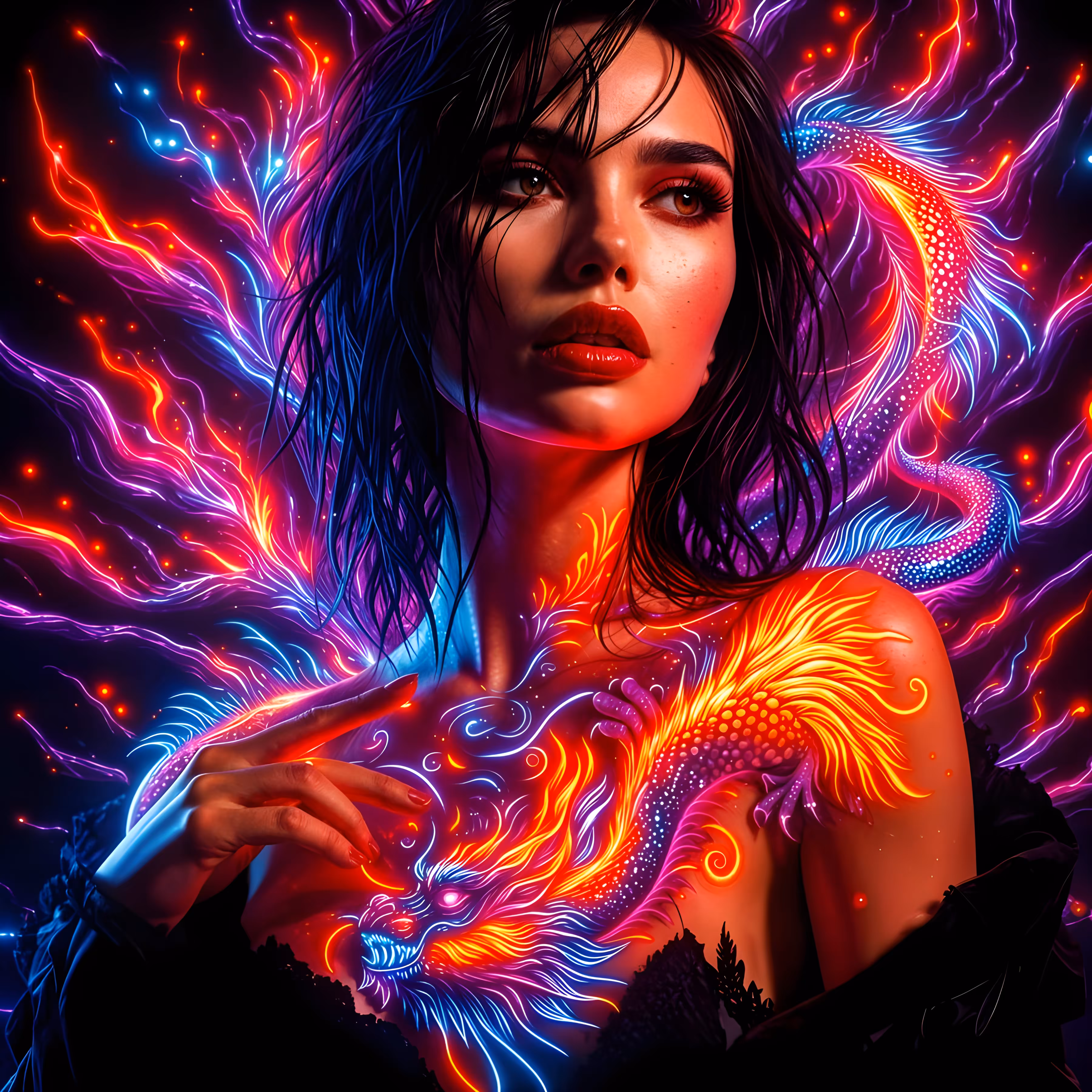 Neon girl 