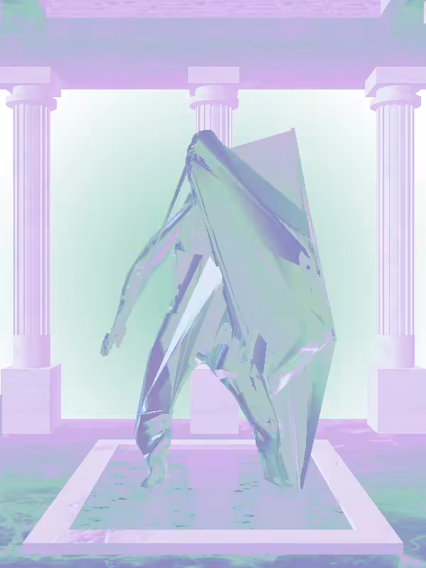 The Dancing Chatoyant Amazonite Man #7470