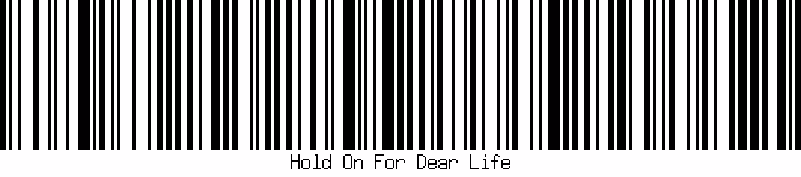 Crypto Barcodes - 02 - Hold On For Dear Life