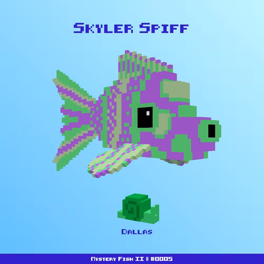 Skyler Spiff :: Mystery Fish 0005/1000