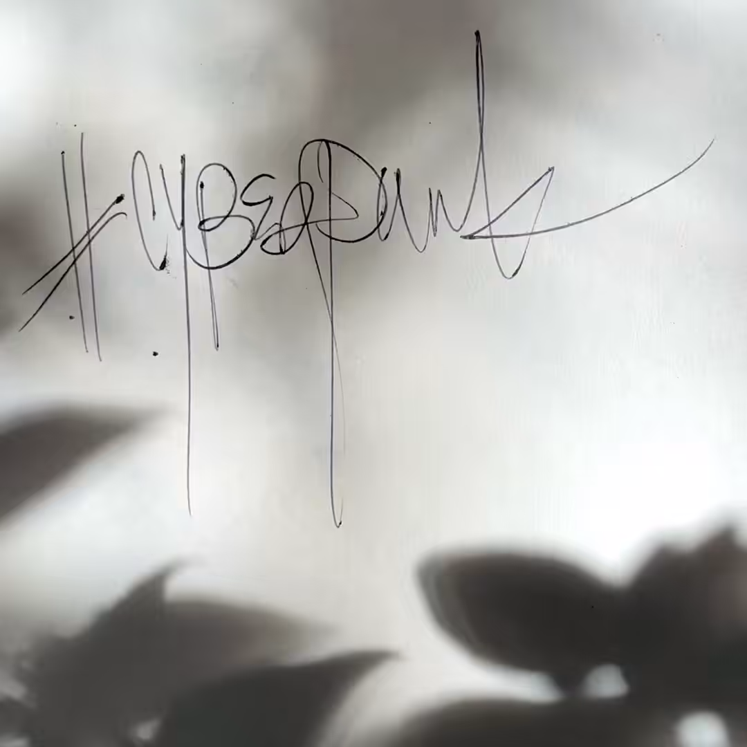 CALLIGRAPHY #1 - #cyberpunk